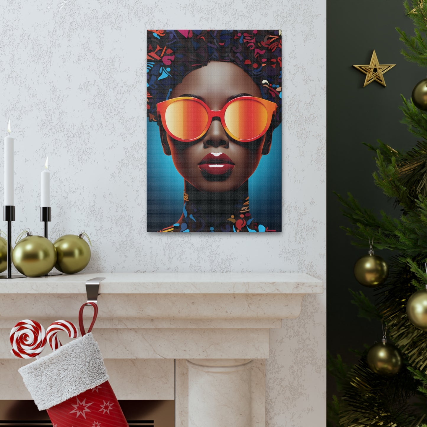 Bold Shades of Beauty (Monique) - Canvas Print