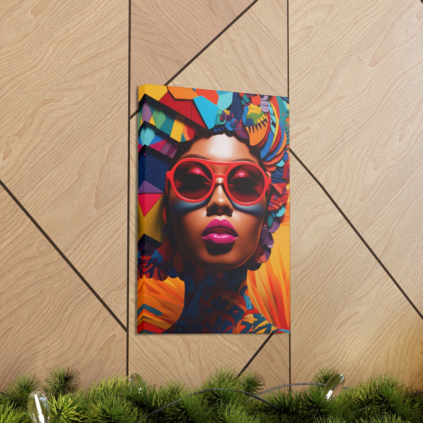 Kente Kouture (Safiya) - Canvas Print