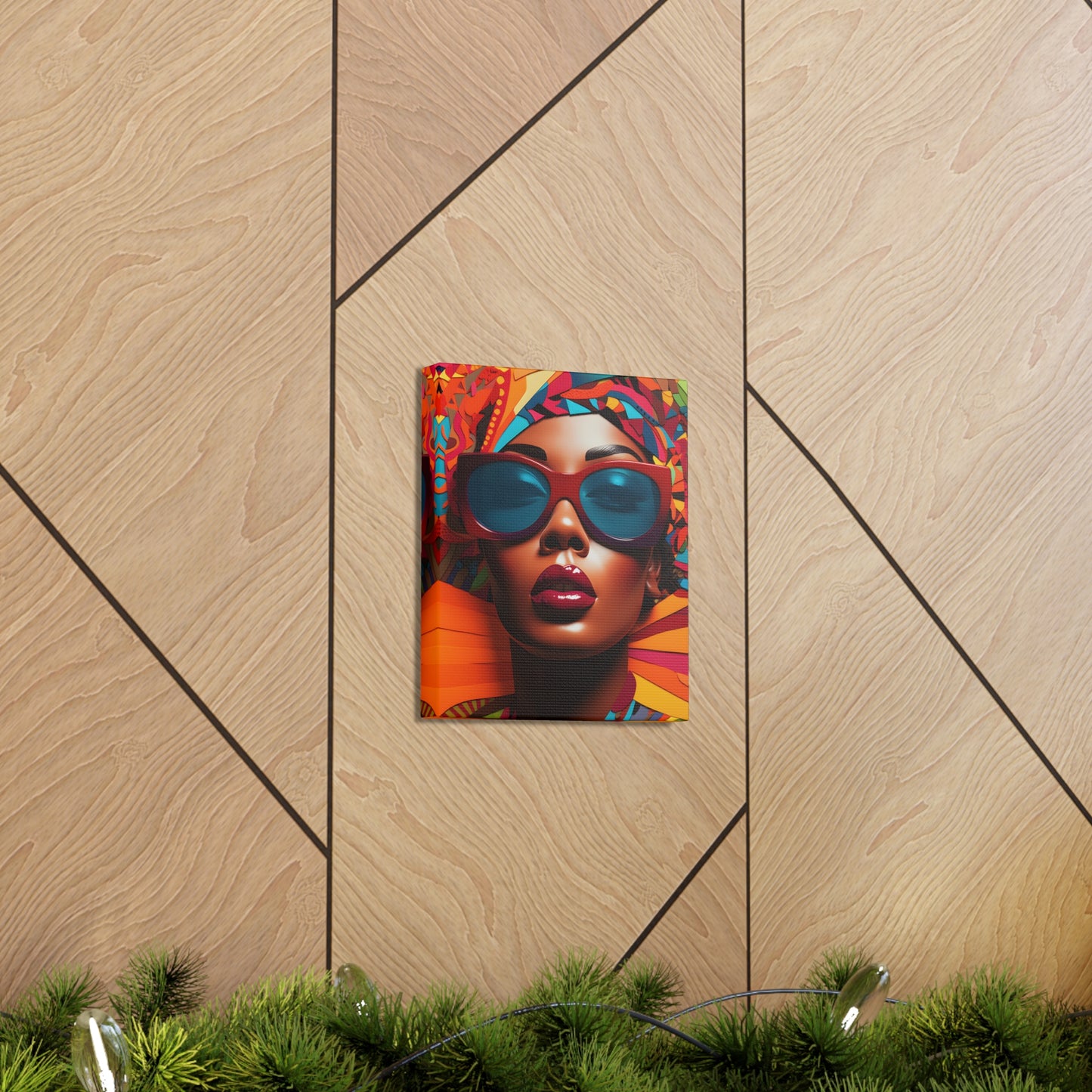 Kente Kouture (Malika) - Canvas Print