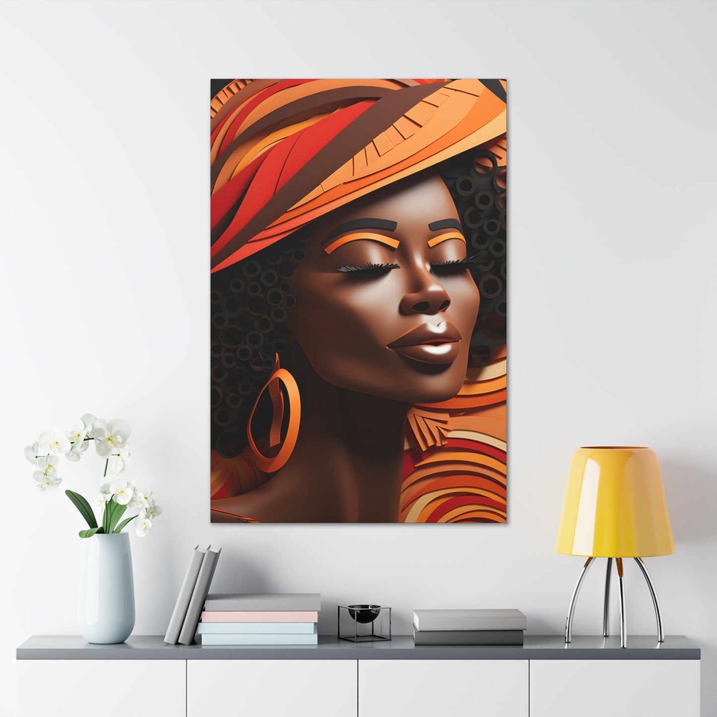 Copper Queens (Viola) - Canvas Print