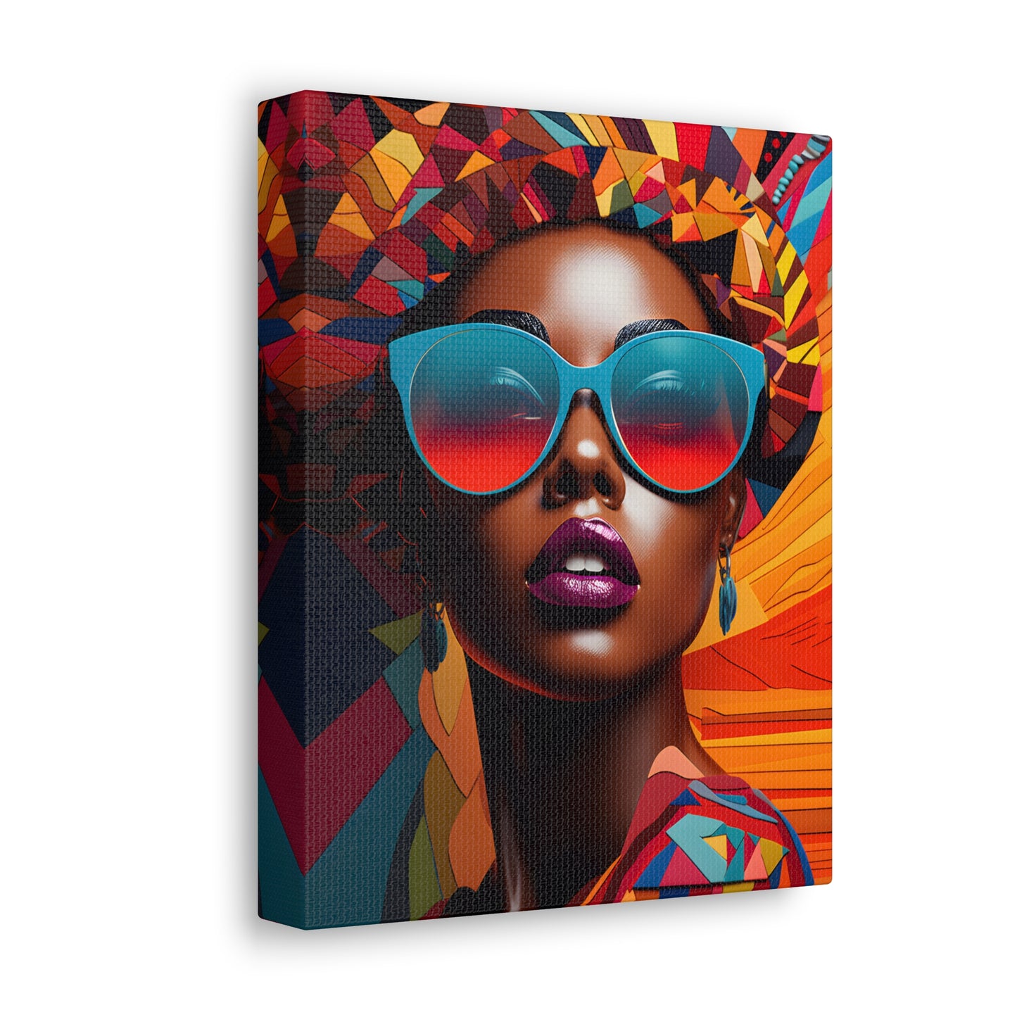 Kente Kouture (Dionne) - Canvas Print