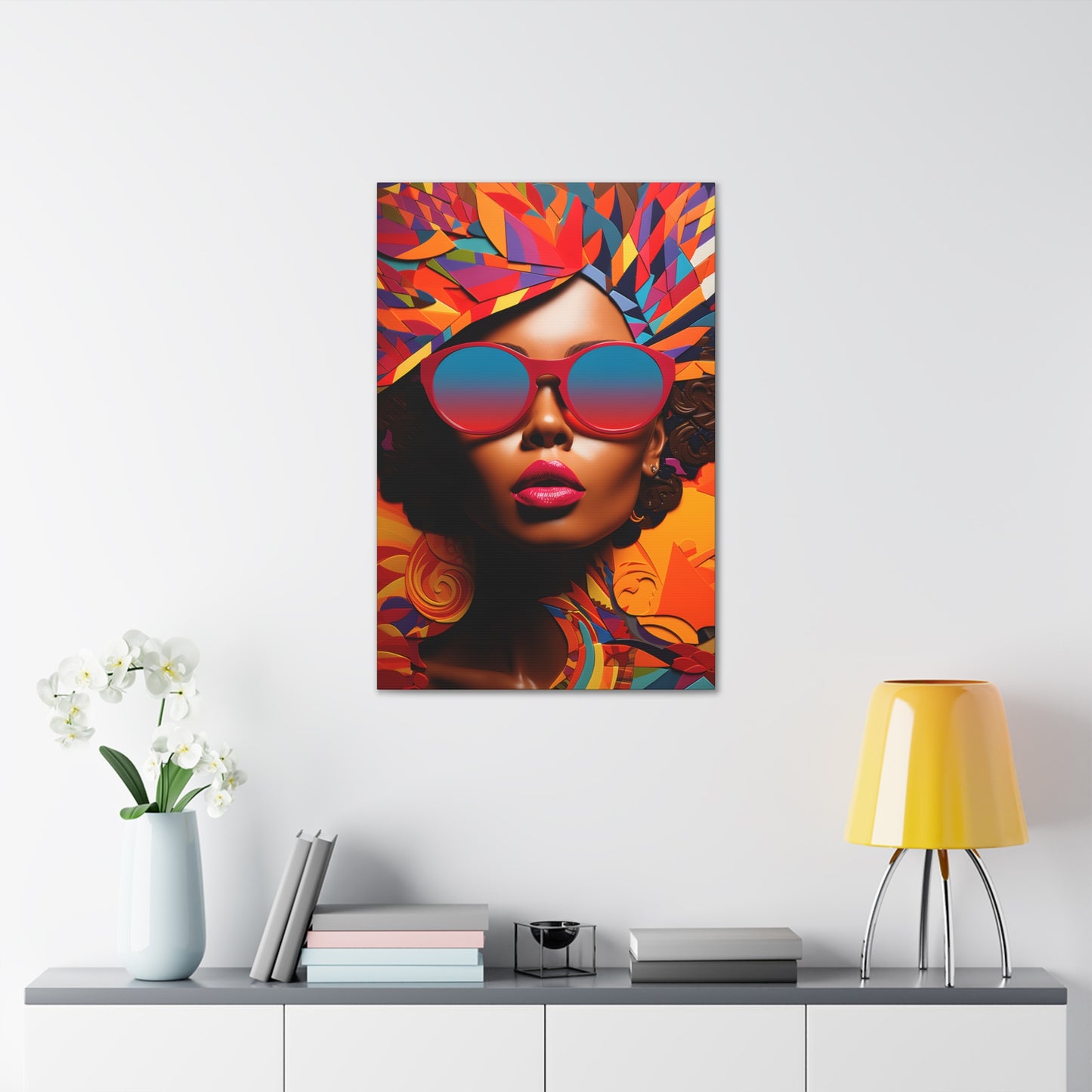 Kente Kouture (Aaliyah) - Canvas Print