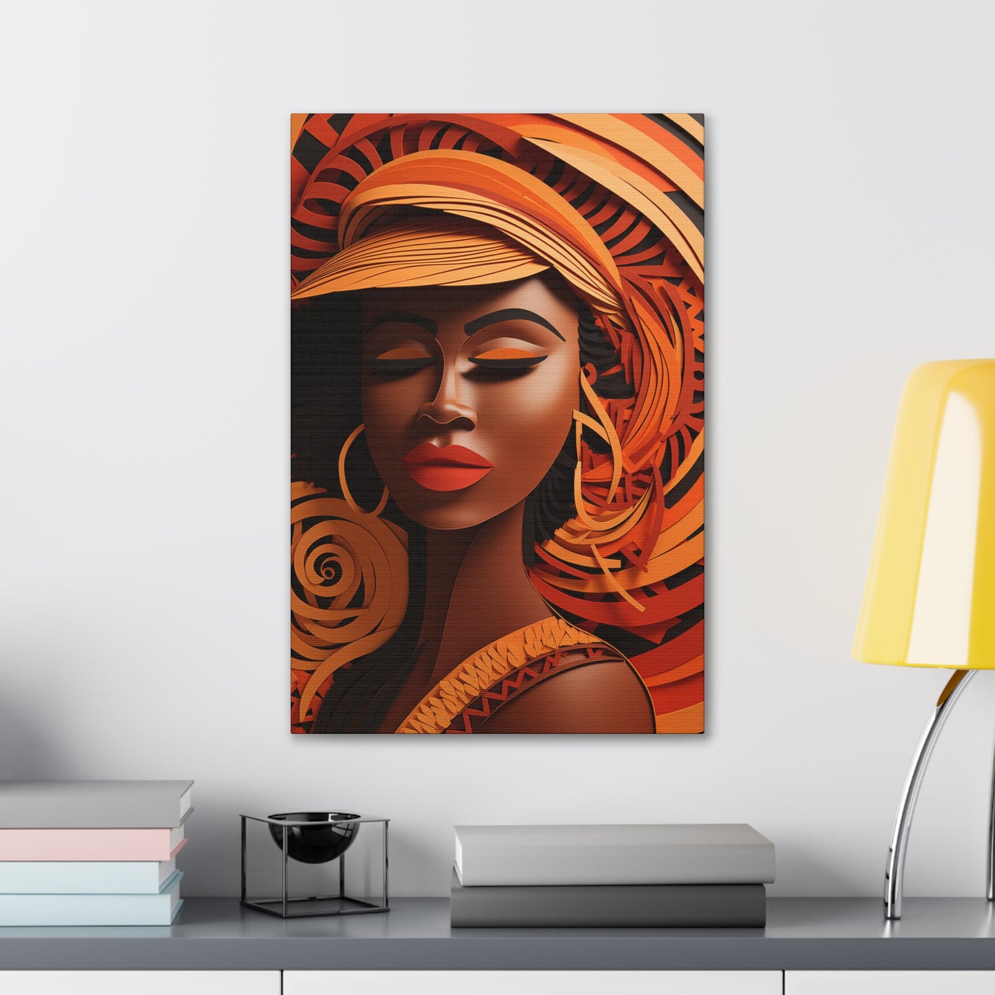 Copper Queens (Mona) - Canvas Print