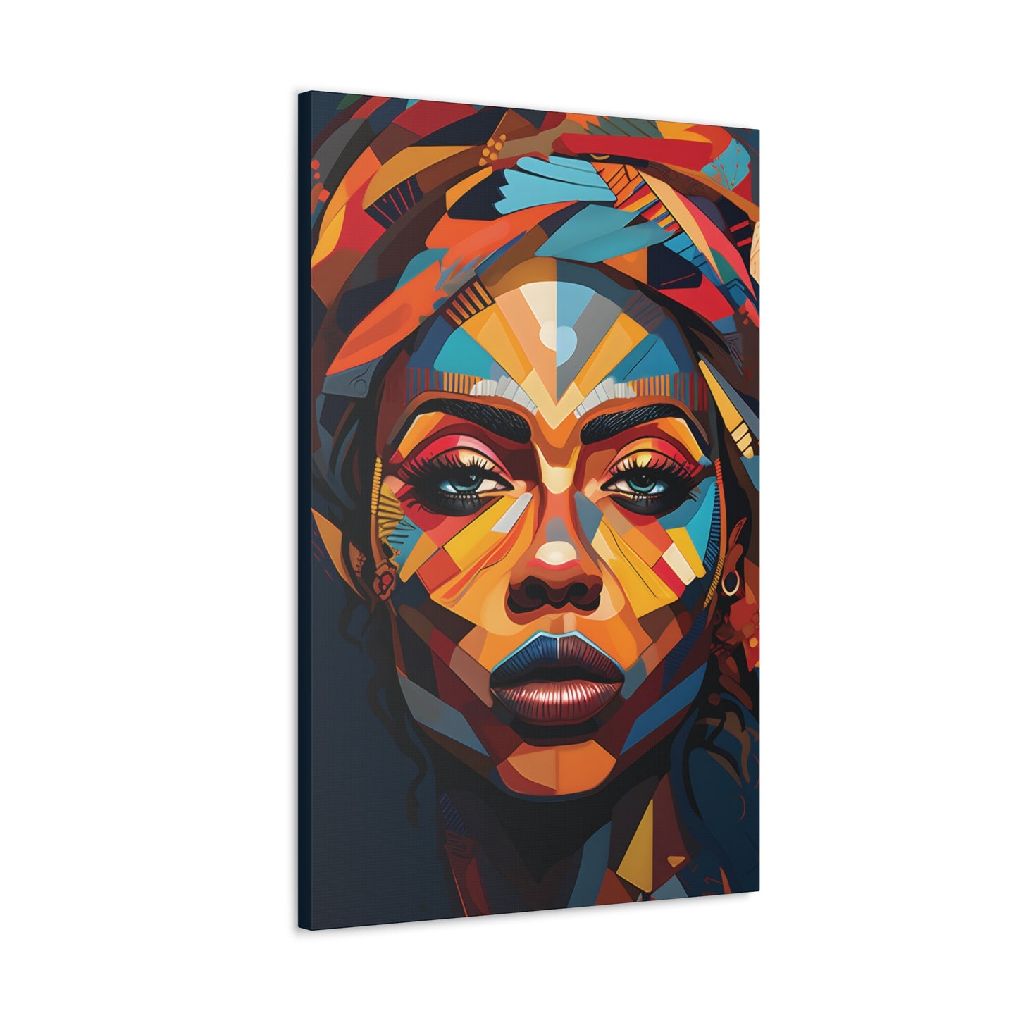 Melanated Mosaic (Nneka)  - Canvas Print