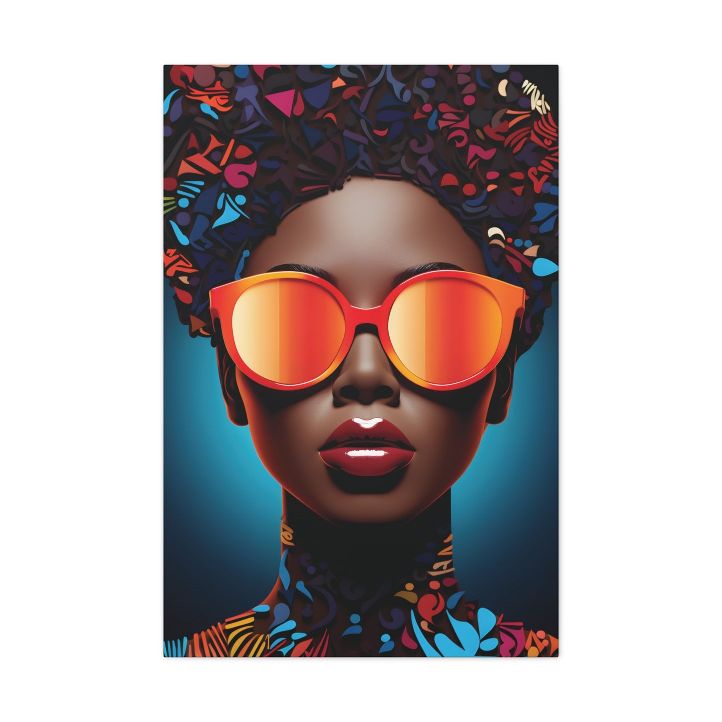 Bold Shades of Beauty (Monique) - Canvas Print