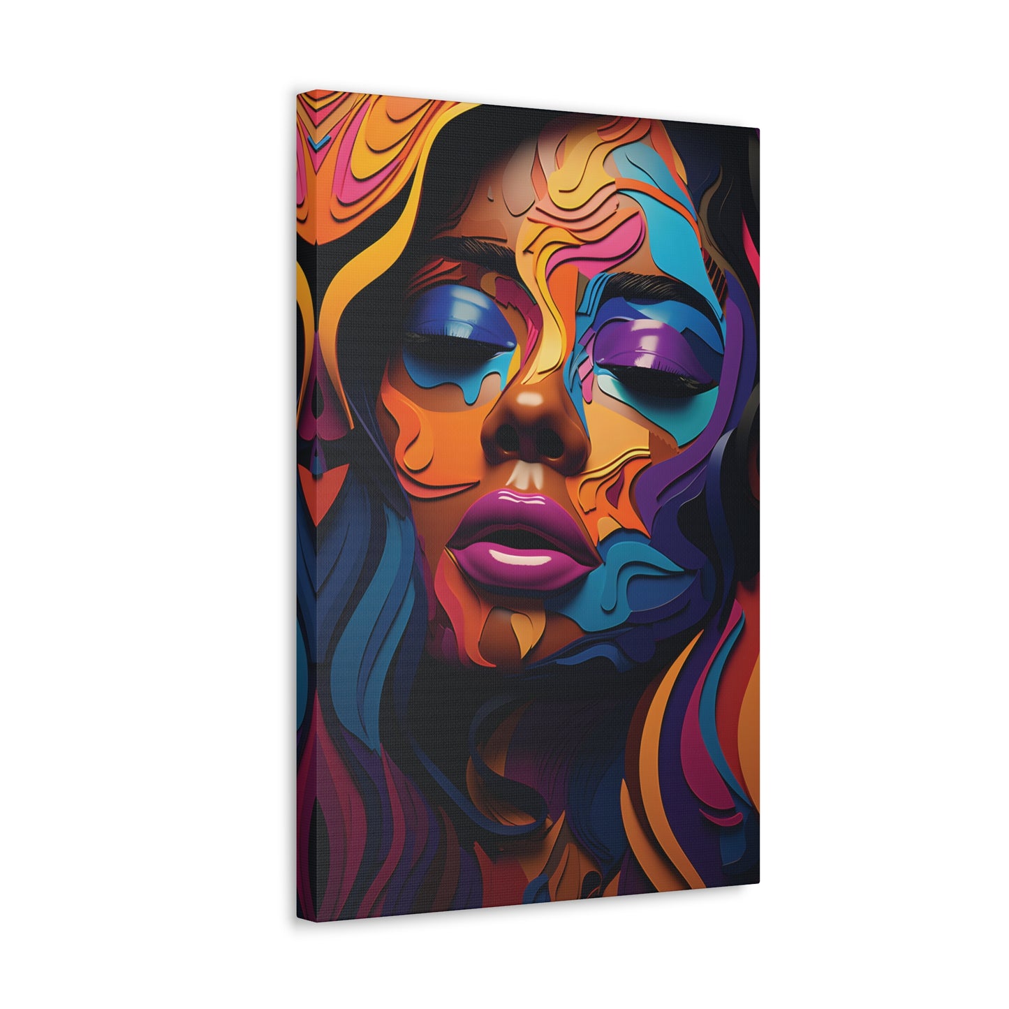 Melanated Mosaic (Ana) - Canvas Print