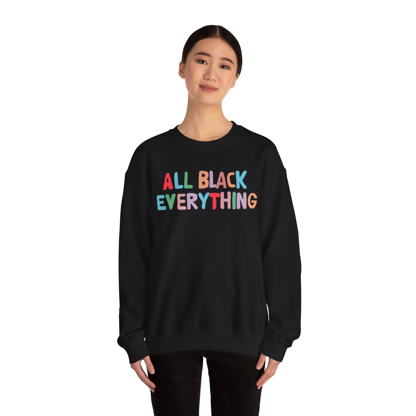 All Black Everything - Unisex Heavy Blend™ Crewneck Sweatshirt