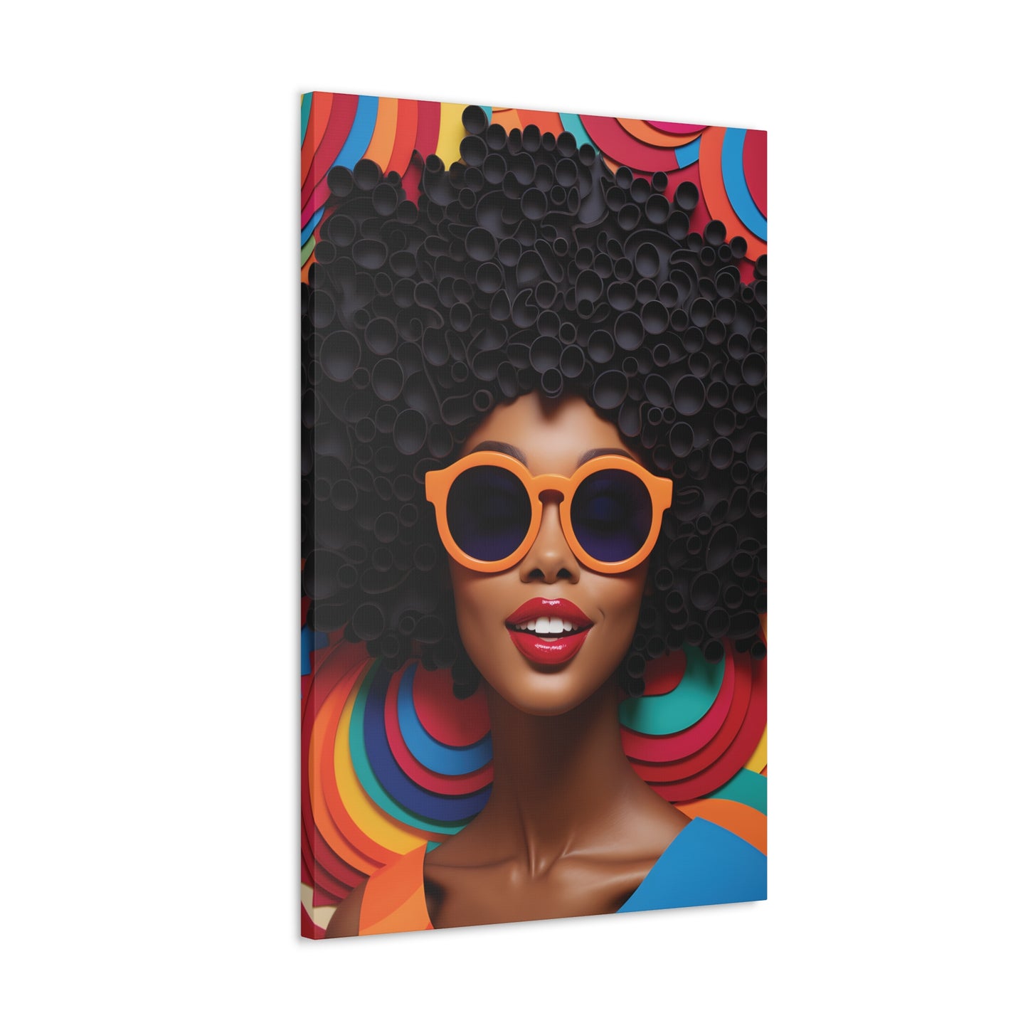 Bold Shades of Beauty (Ayanna) - Canvas Print