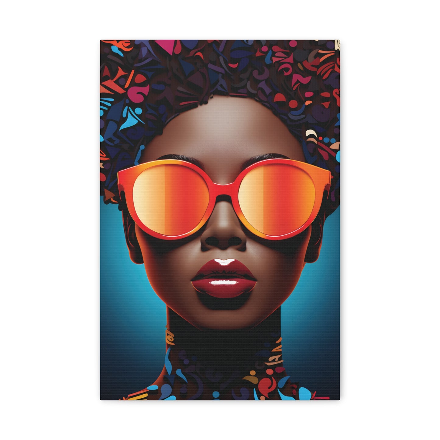 Bold Shades of Beauty (Monique) - Canvas Print