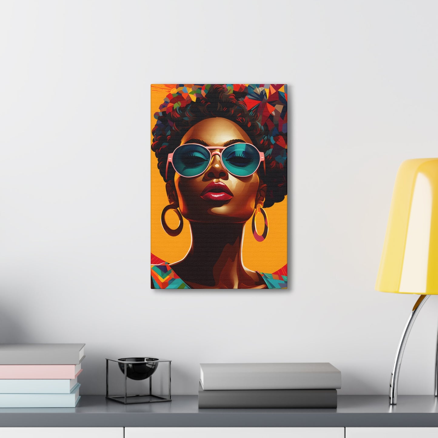 Kente Kouture (Renee) - Canvas Print