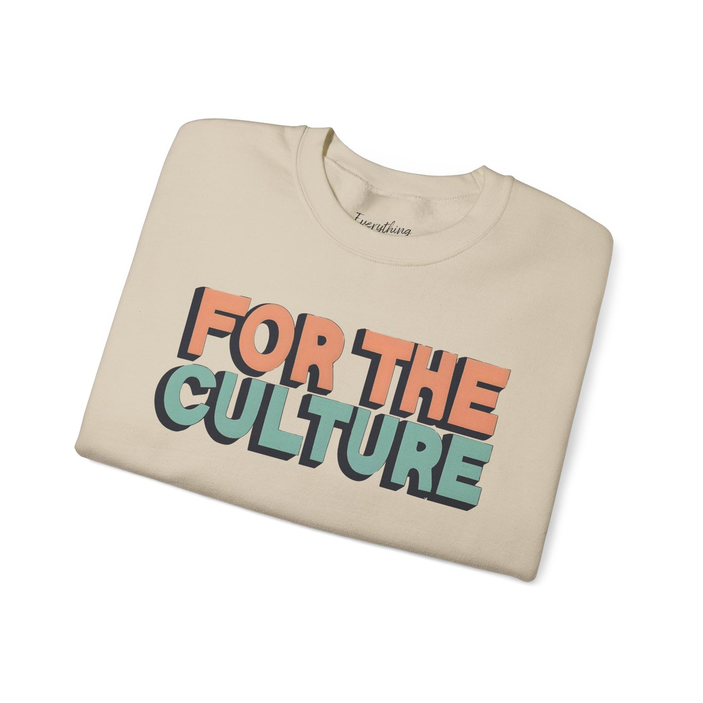 For The Culture (Multicolor Text) - Unisex Heavy Blend™ Crewneck Sweatshirt