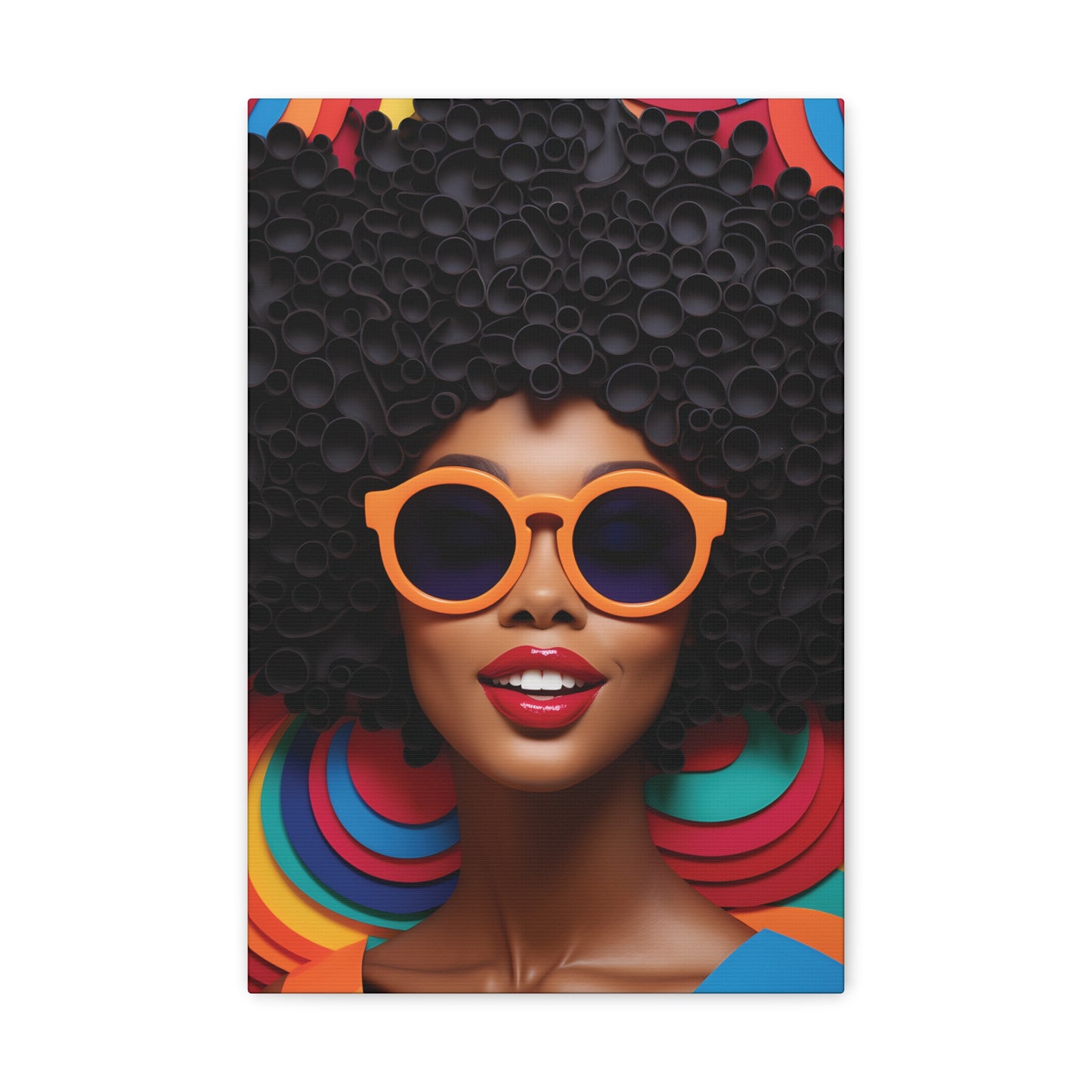 Bold Shades of Beauty (Ayanna) - Canvas Print