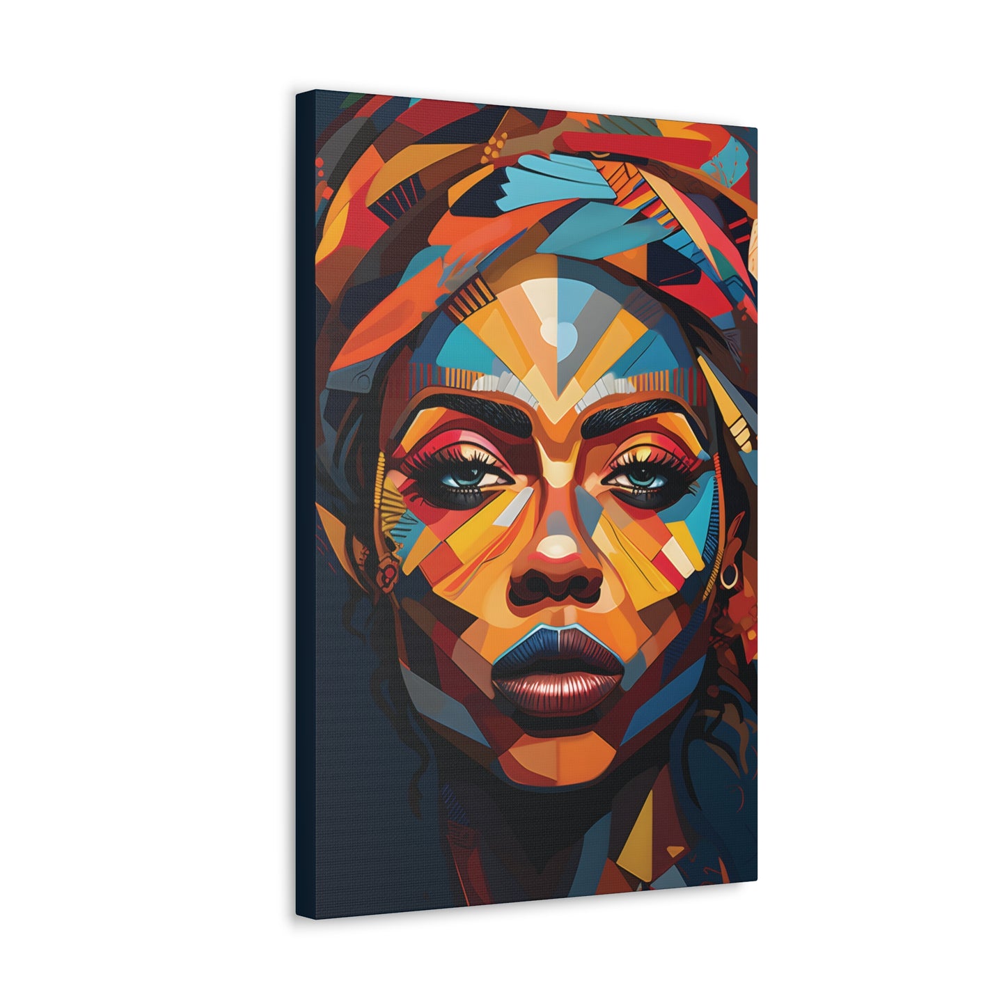 Melanated Mosaic (Nneka)  - Canvas Print