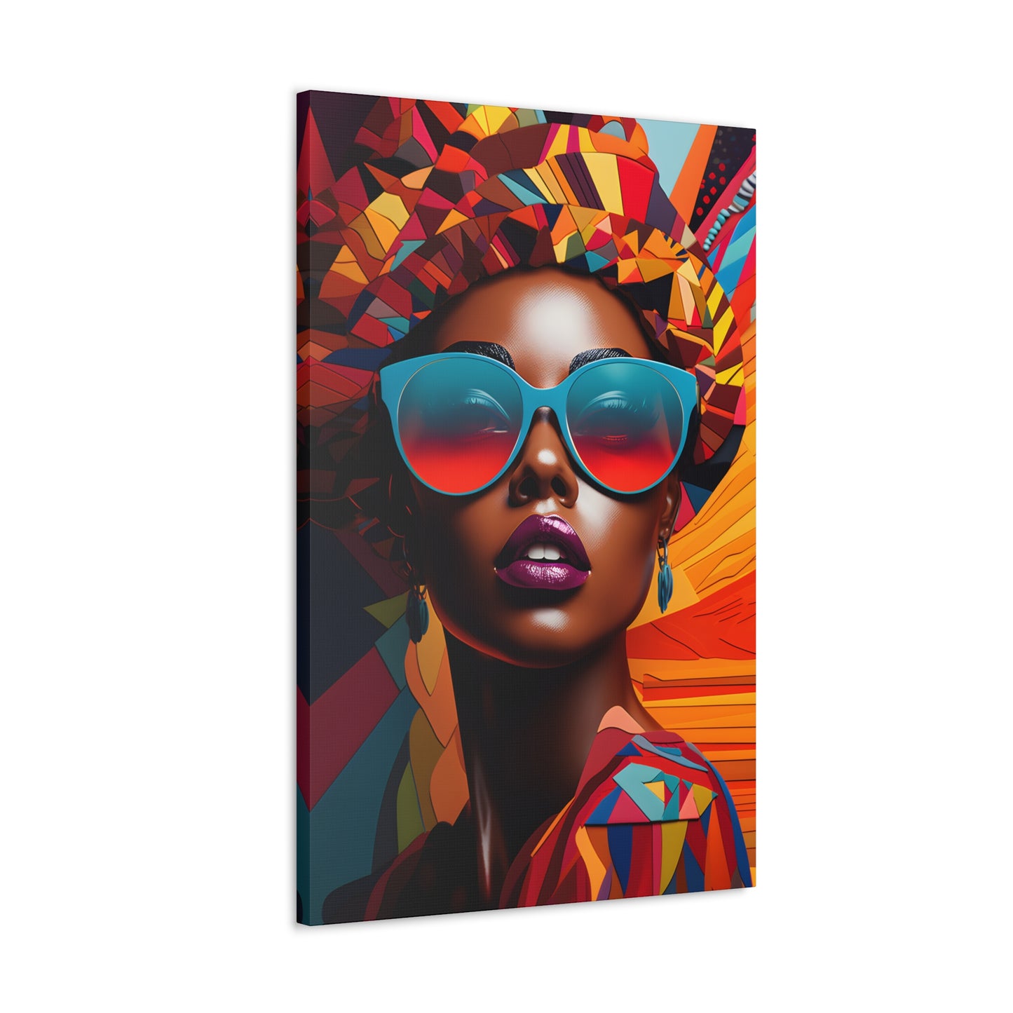 Kente Kouture (Dionne) - Canvas Print