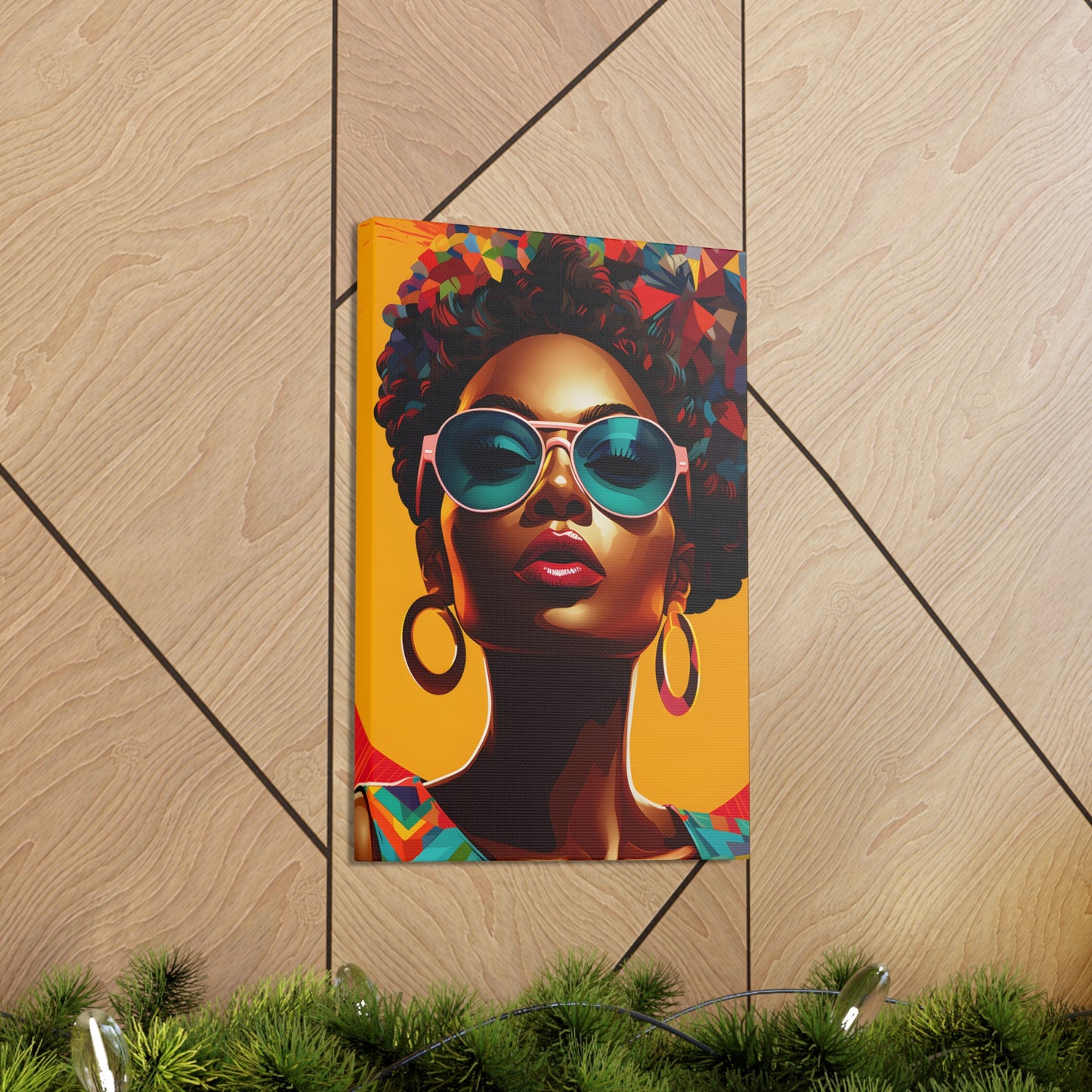 Kente Kouture (Renee) - Canvas Print