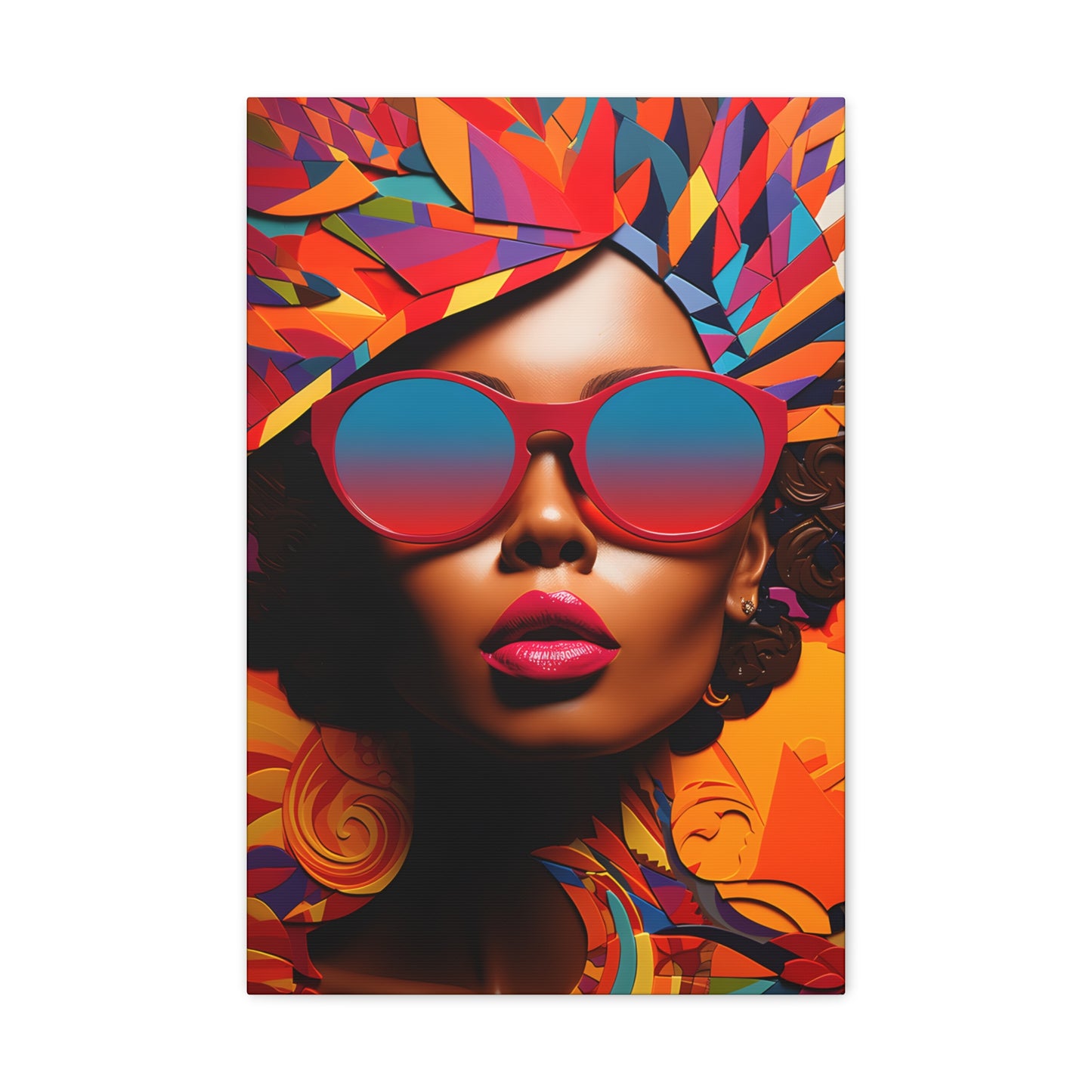 Kente Kouture (Aaliyah) - Canvas Print