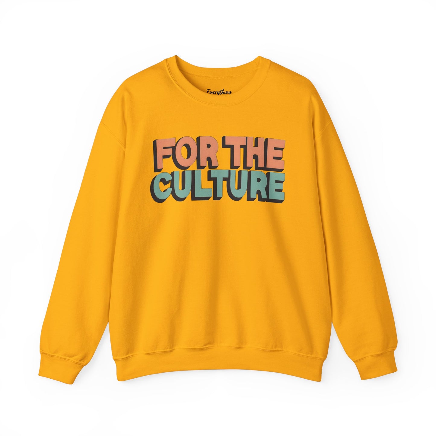 For The Culture (Multicolor Text) - Unisex Heavy Blend™ Crewneck Sweatshirt