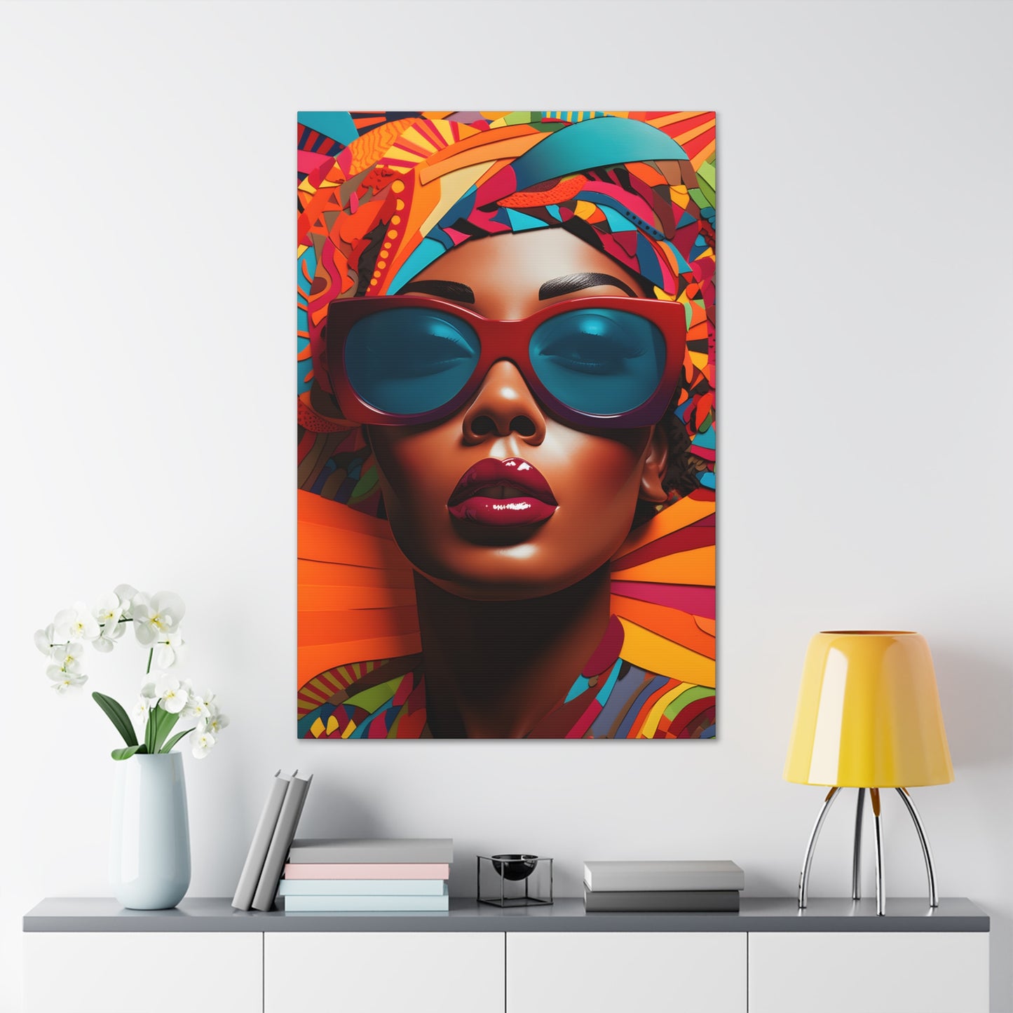 Kente Kouture (Malika) - Canvas Print