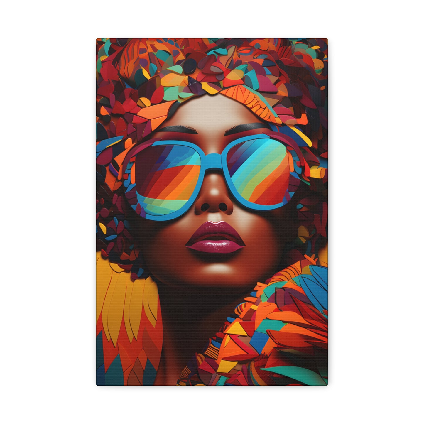 Kente Kouture (Nubia) - Canvas Print