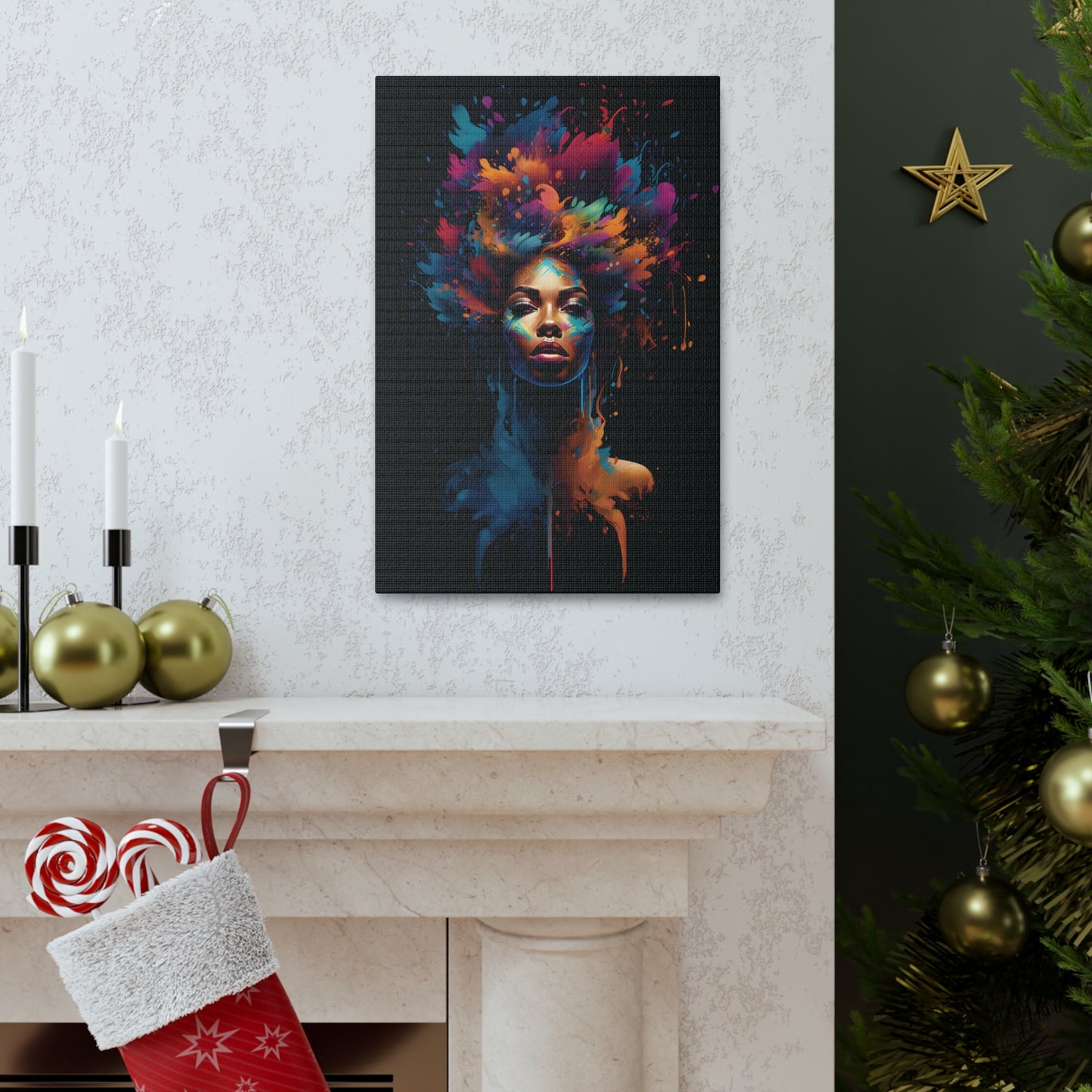 Splatter of Soul (Nyah) - Canvas Print