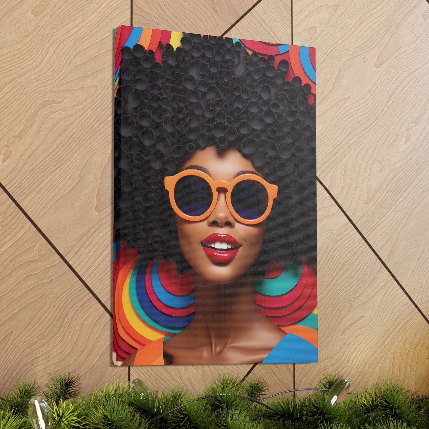 Bold Shades of Beauty (Ayanna) - Canvas Print