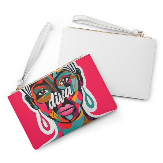 Face of a Diva - Clutch Bag