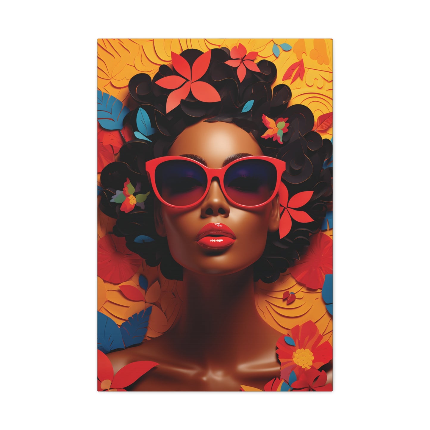 Bold Shades of Beauty (Maya) - Canvas Print