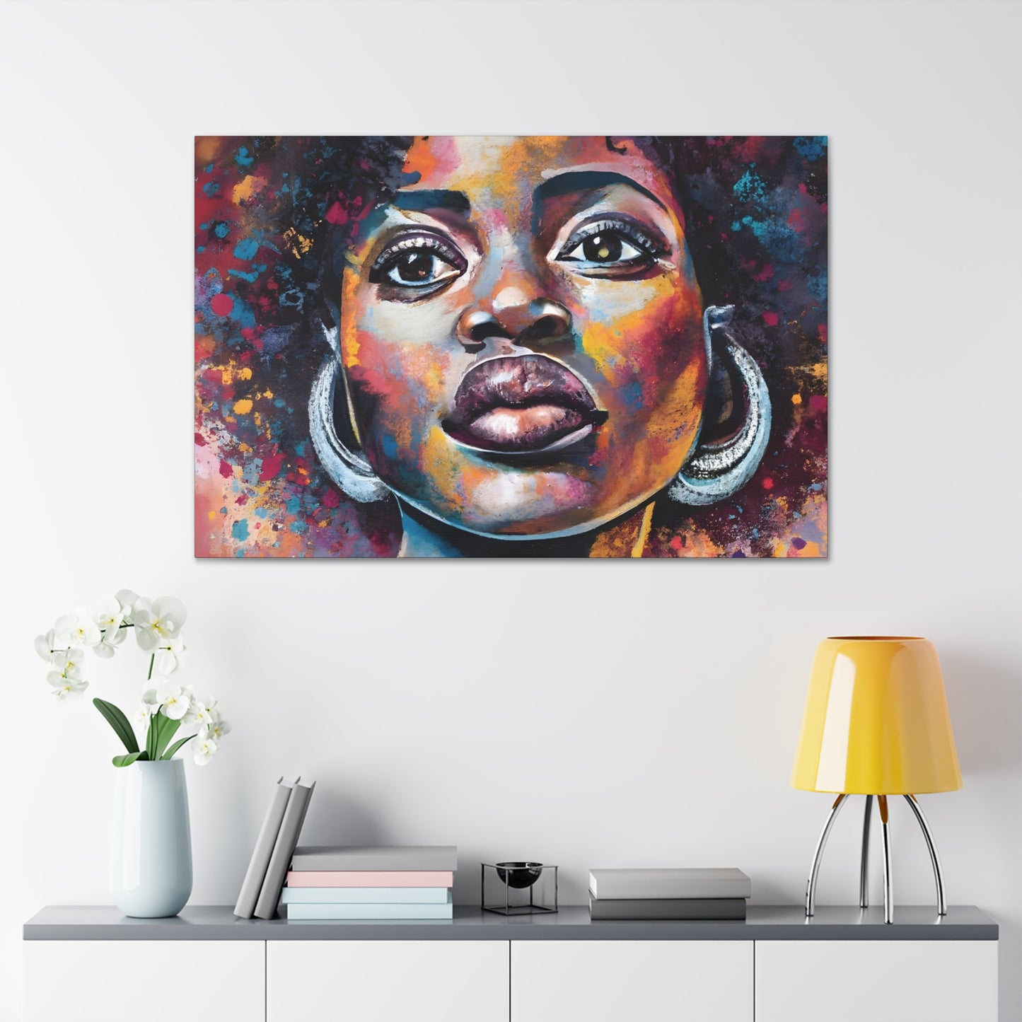 Abstract Africana (Kali) - Canvas Print