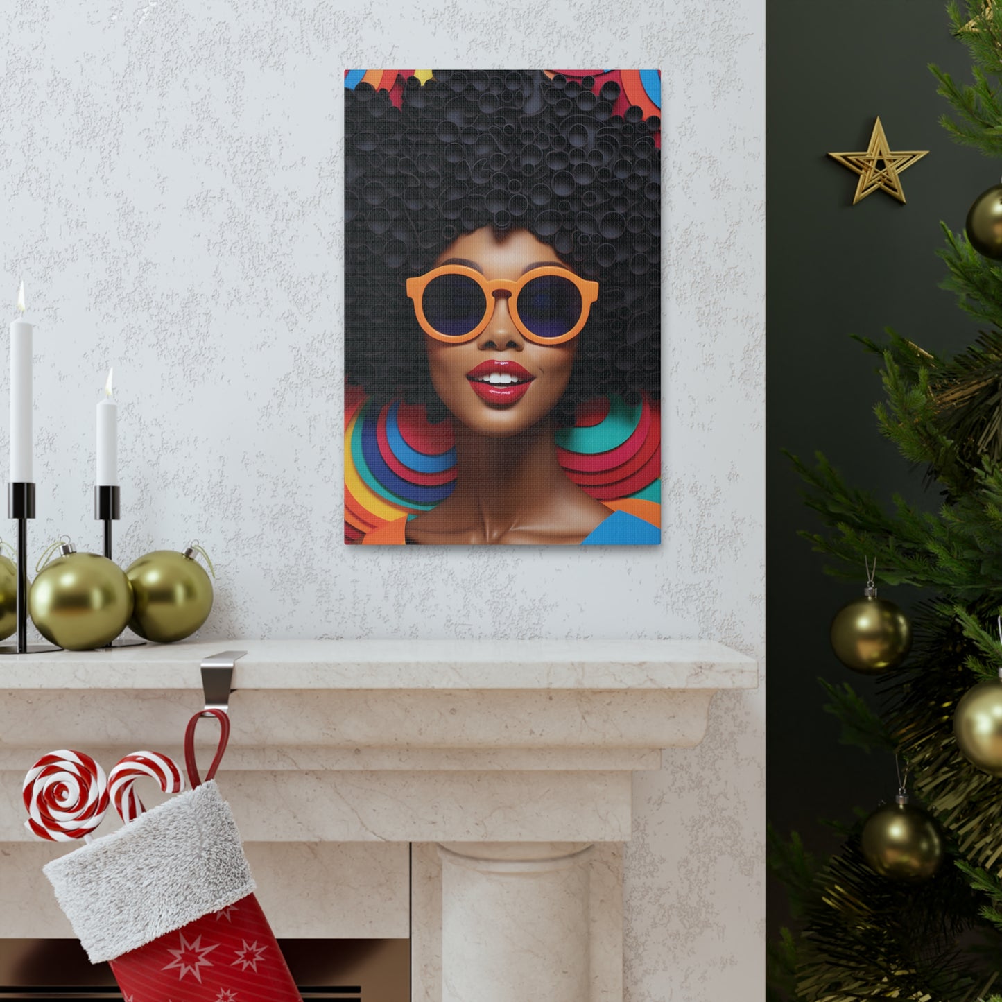 Bold Shades of Beauty (Ayanna) - Canvas Print