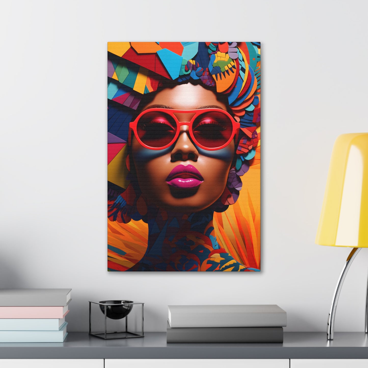 Kente Kouture (Safiya) - Canvas Print