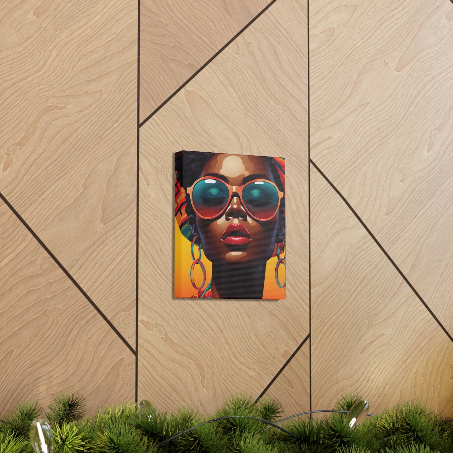 Kente Kouture (Lorraine) - Canvas Print