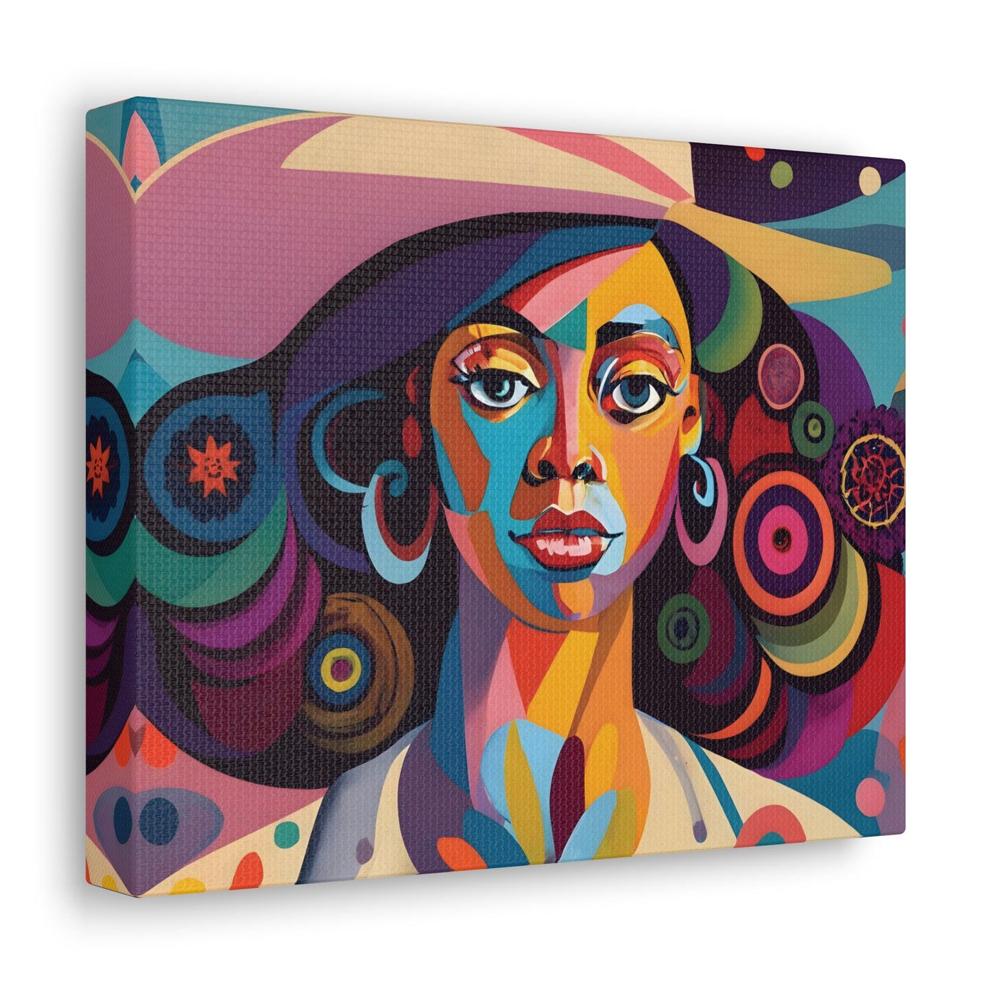 Abstract Africana (Zola) - Canvas Print