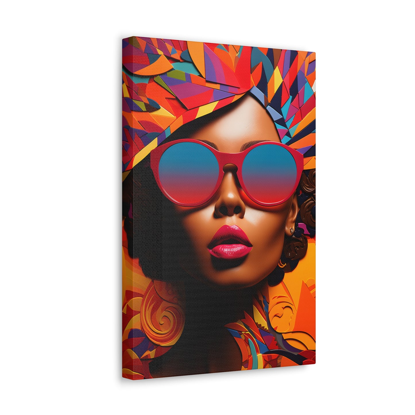 Kente Kouture (Aaliyah) - Canvas Print