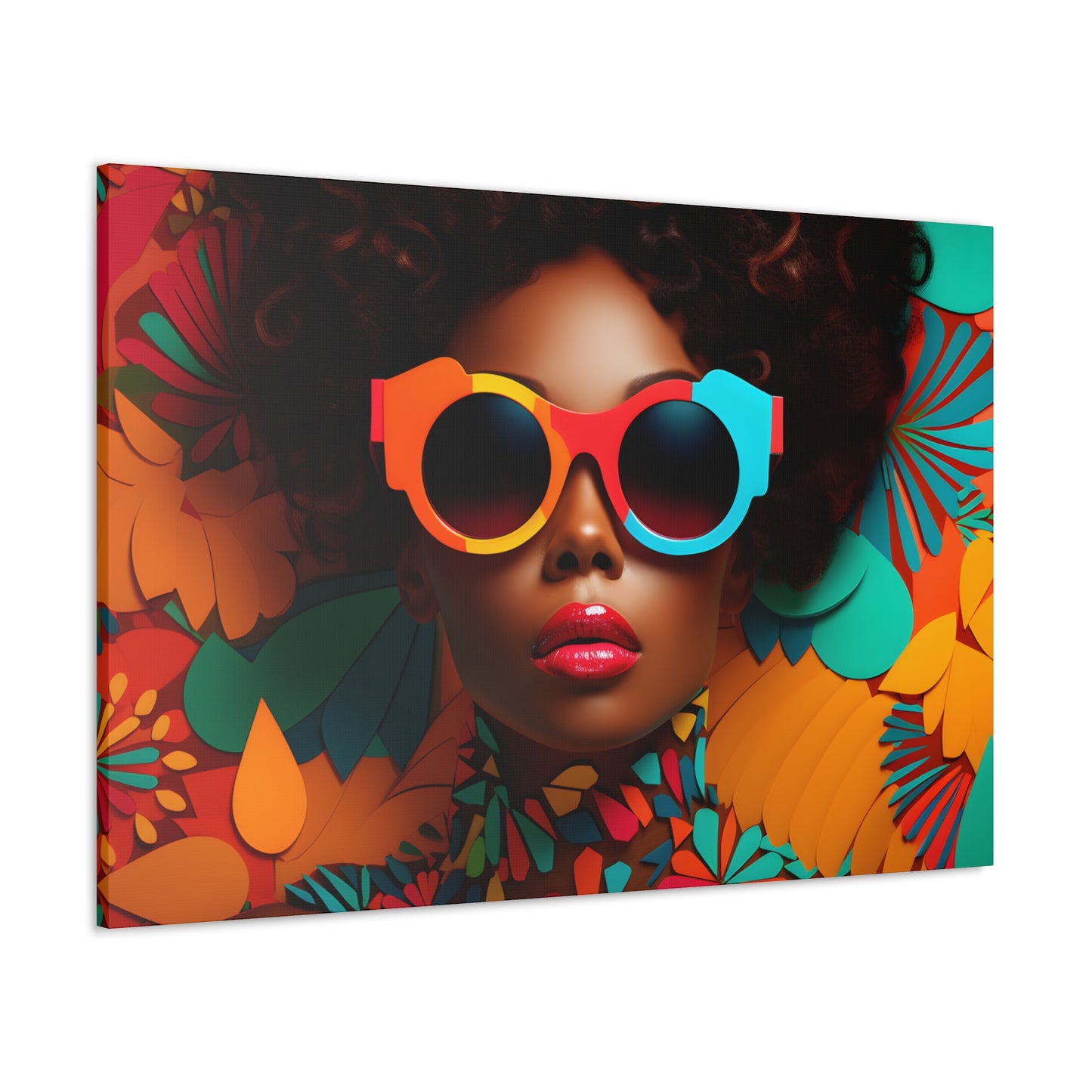 Bold Shades of Beauty (Zahra) - Canvas Print