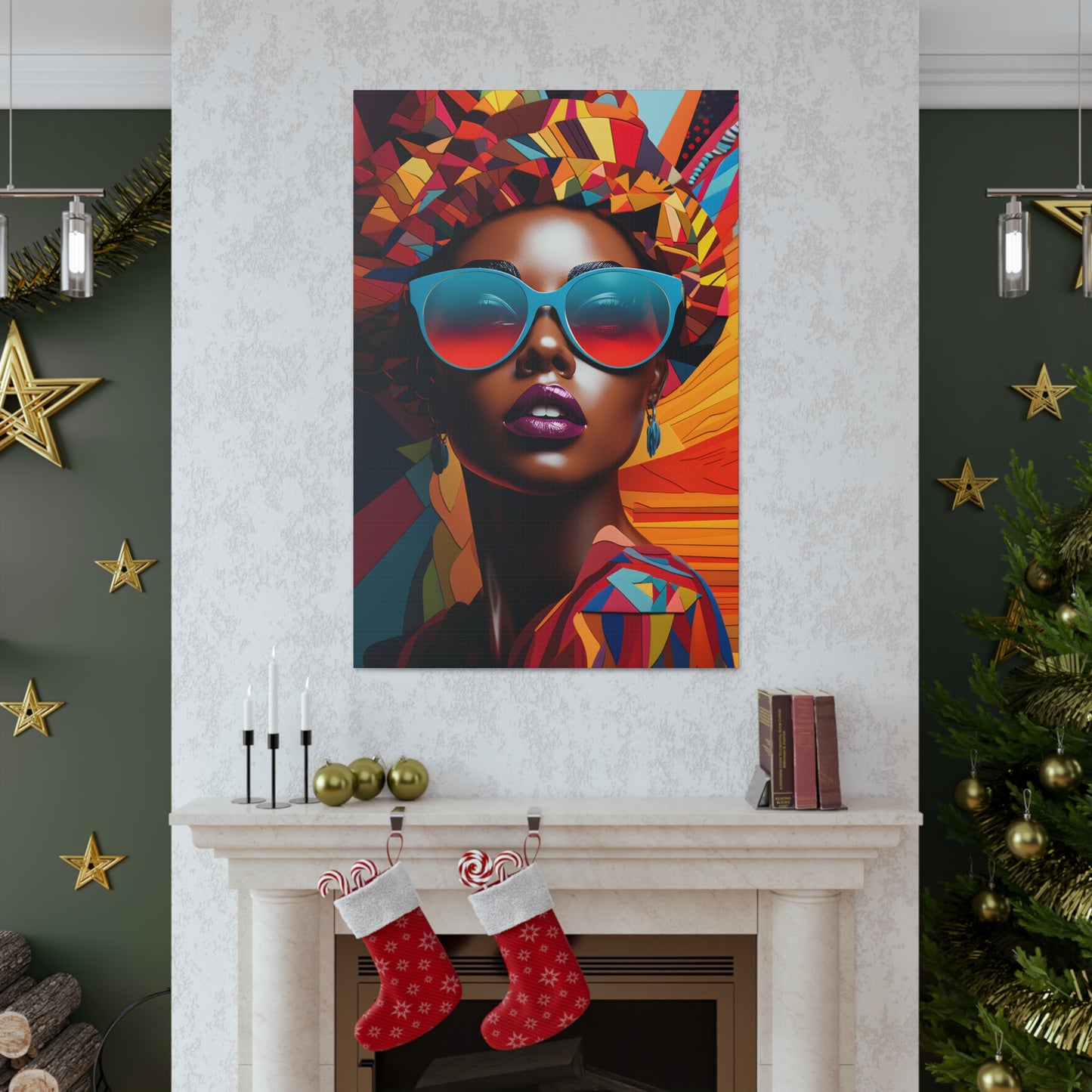 Kente Kouture (Dionne) - Canvas Print