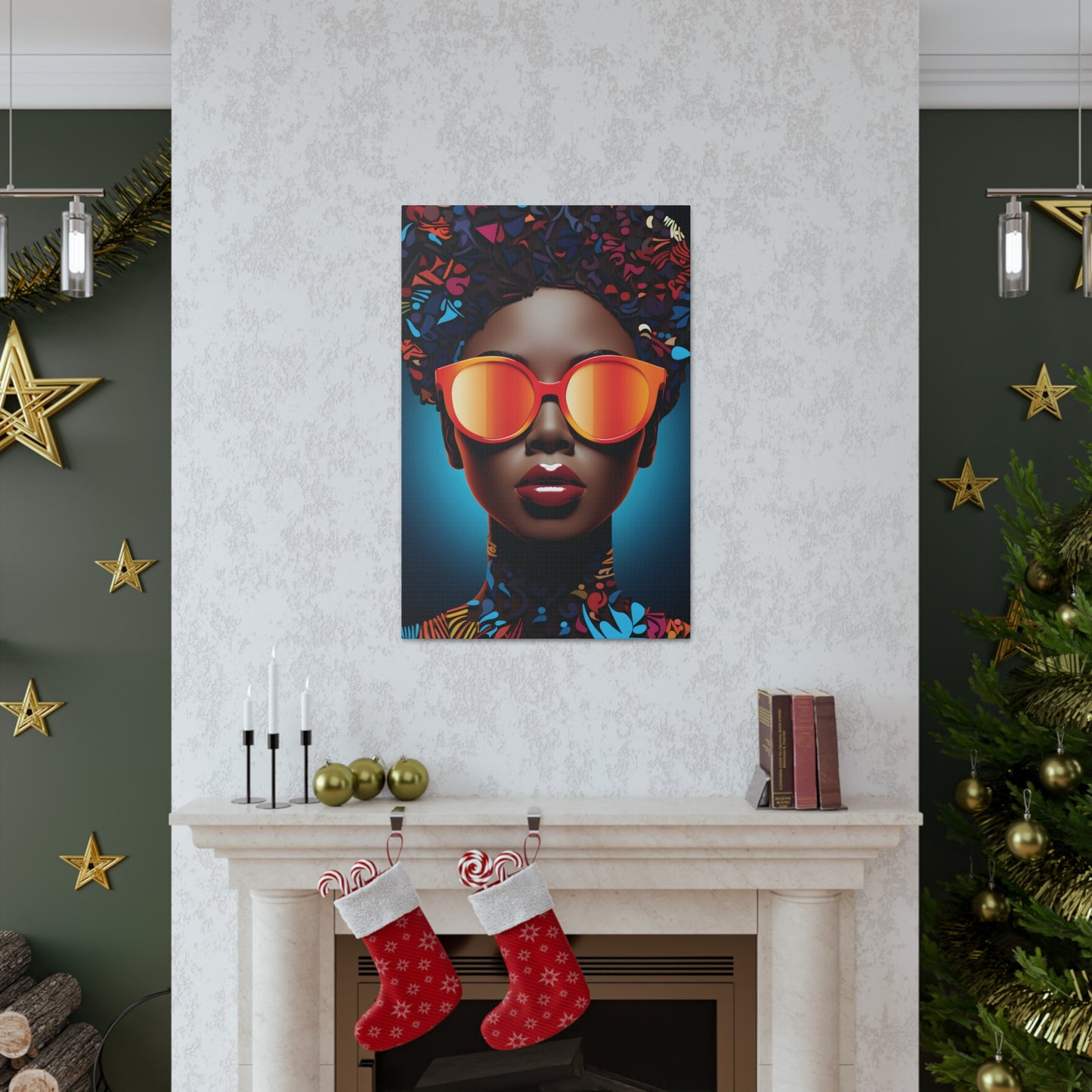 Bold Shades of Beauty (Monique) - Canvas Print