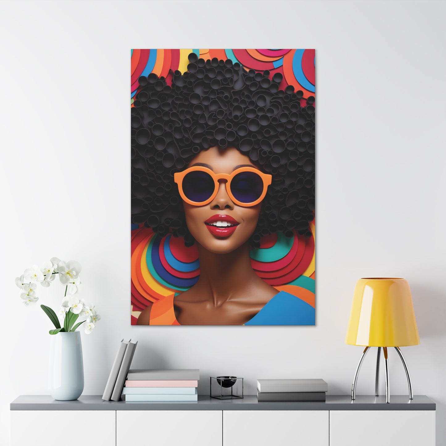 Bold Shades of Beauty (Ayanna) - Canvas Print