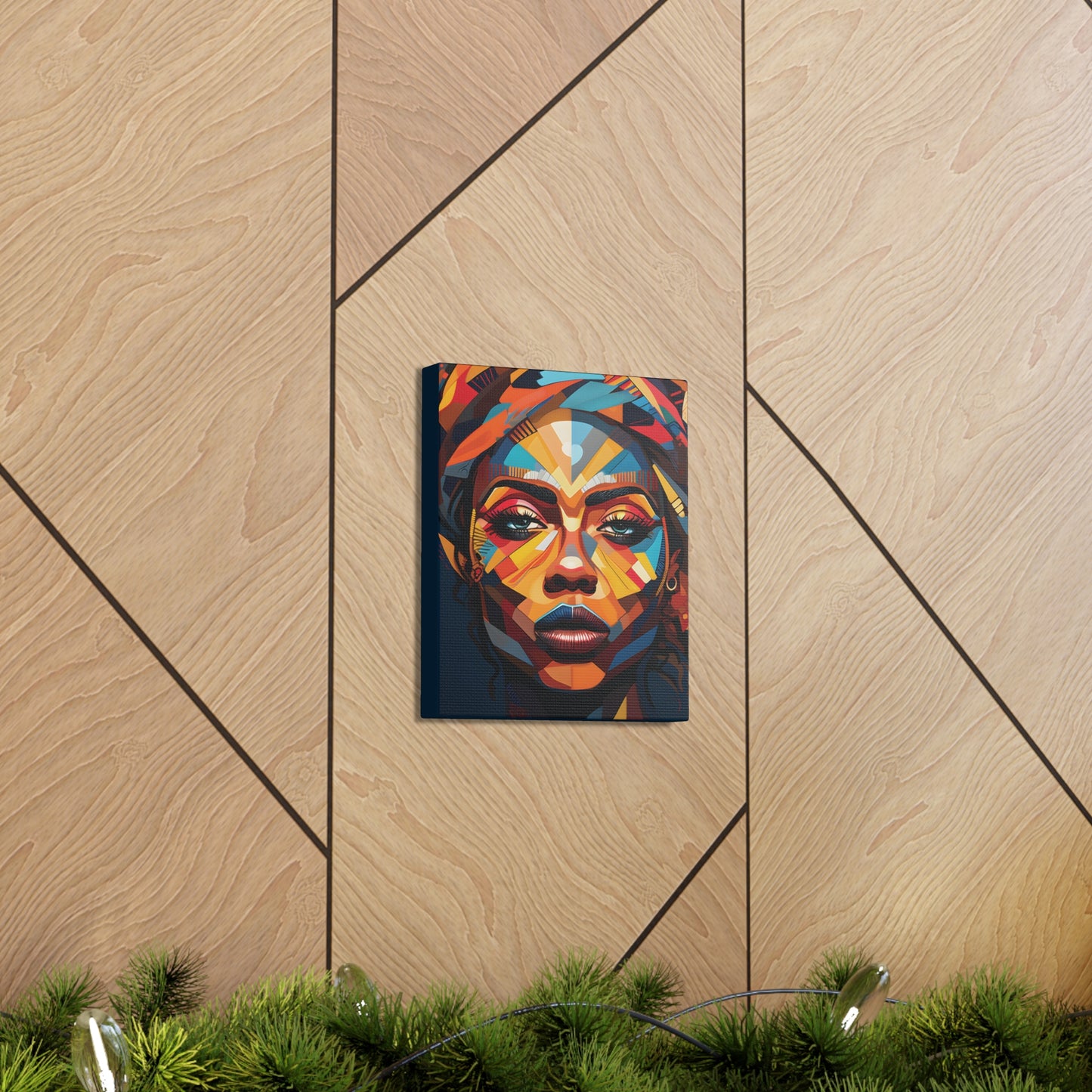 Melanated Mosaic (Nneka)  - Canvas Print