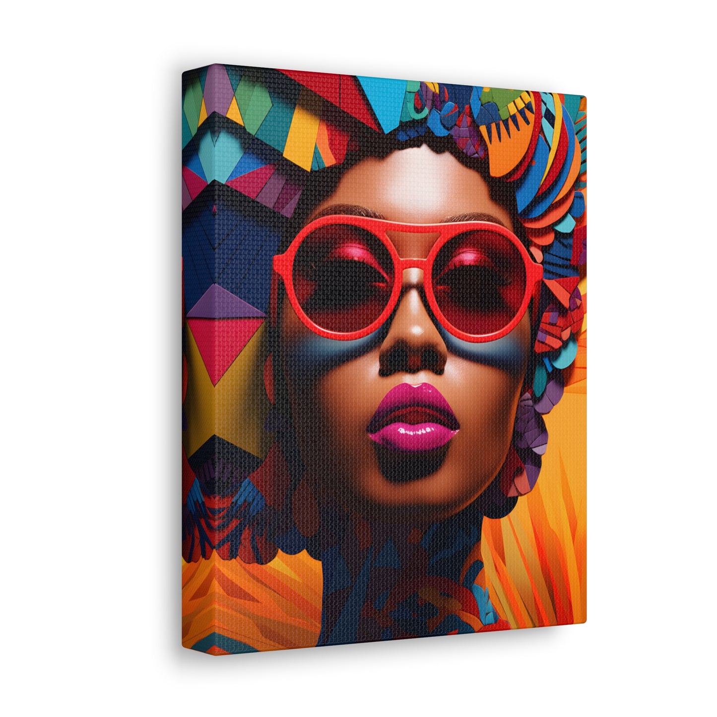 Kente Kouture (Safiya) - Canvas Print