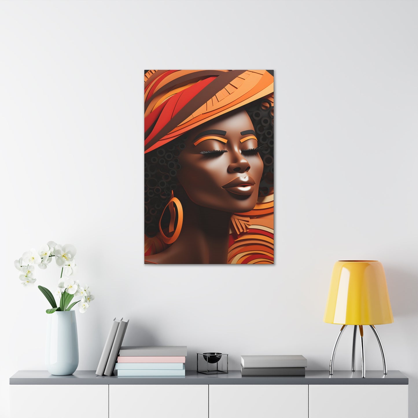 Copper Queens (Viola) - Canvas Print