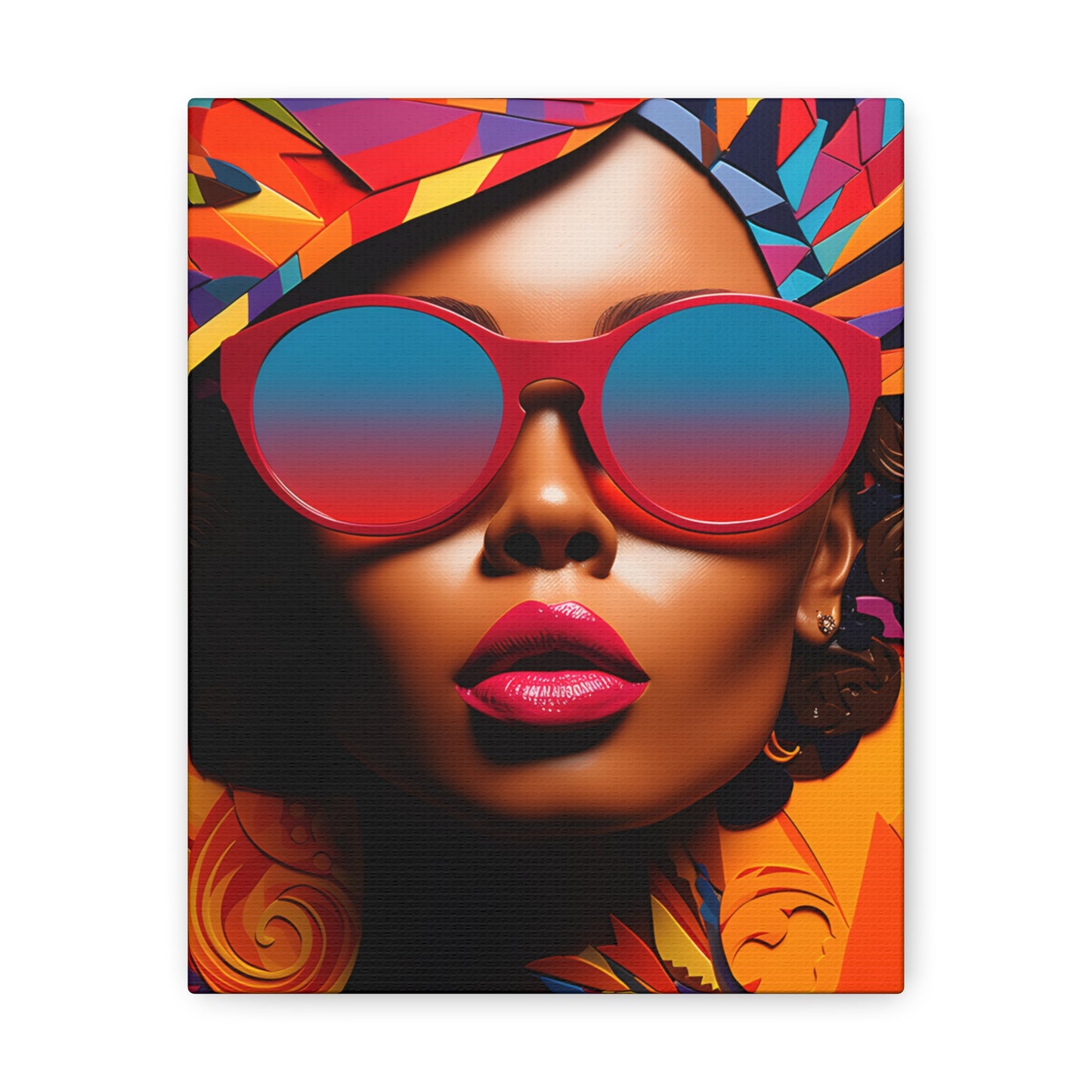 Kente Kouture (Aaliyah) - Canvas Print