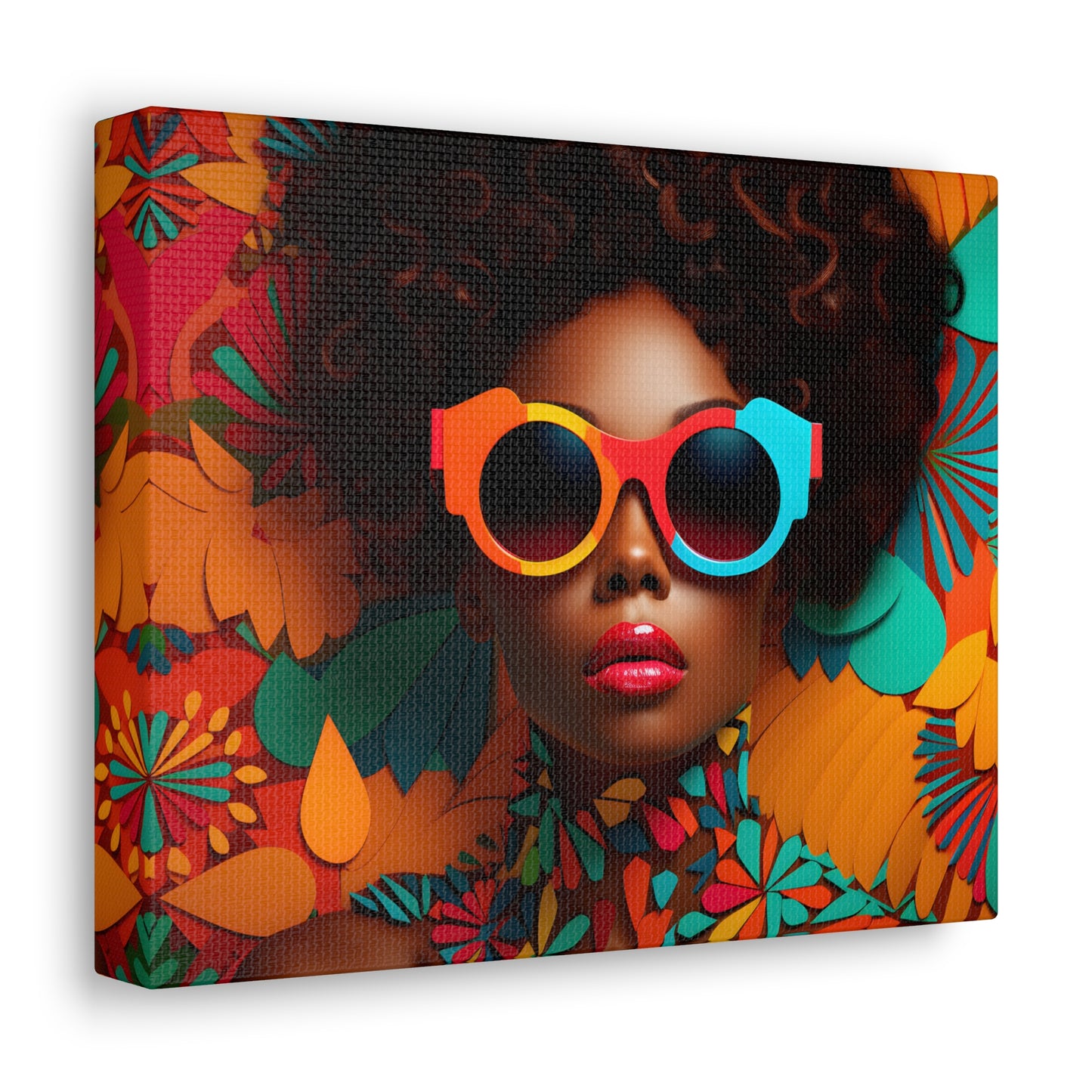 Bold Shades of Beauty (Zahra) - Canvas Print