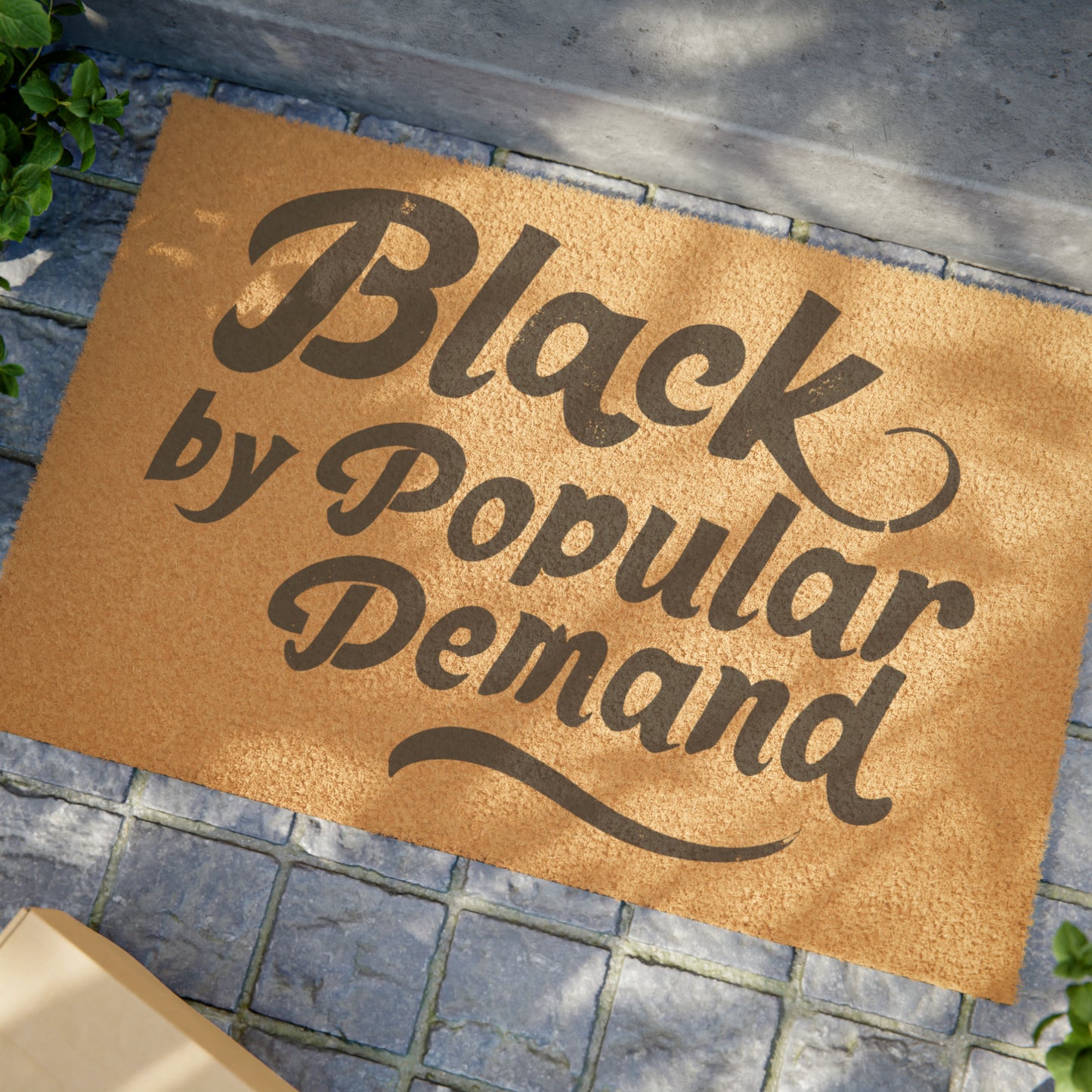 Black By Popular Demand Doormat