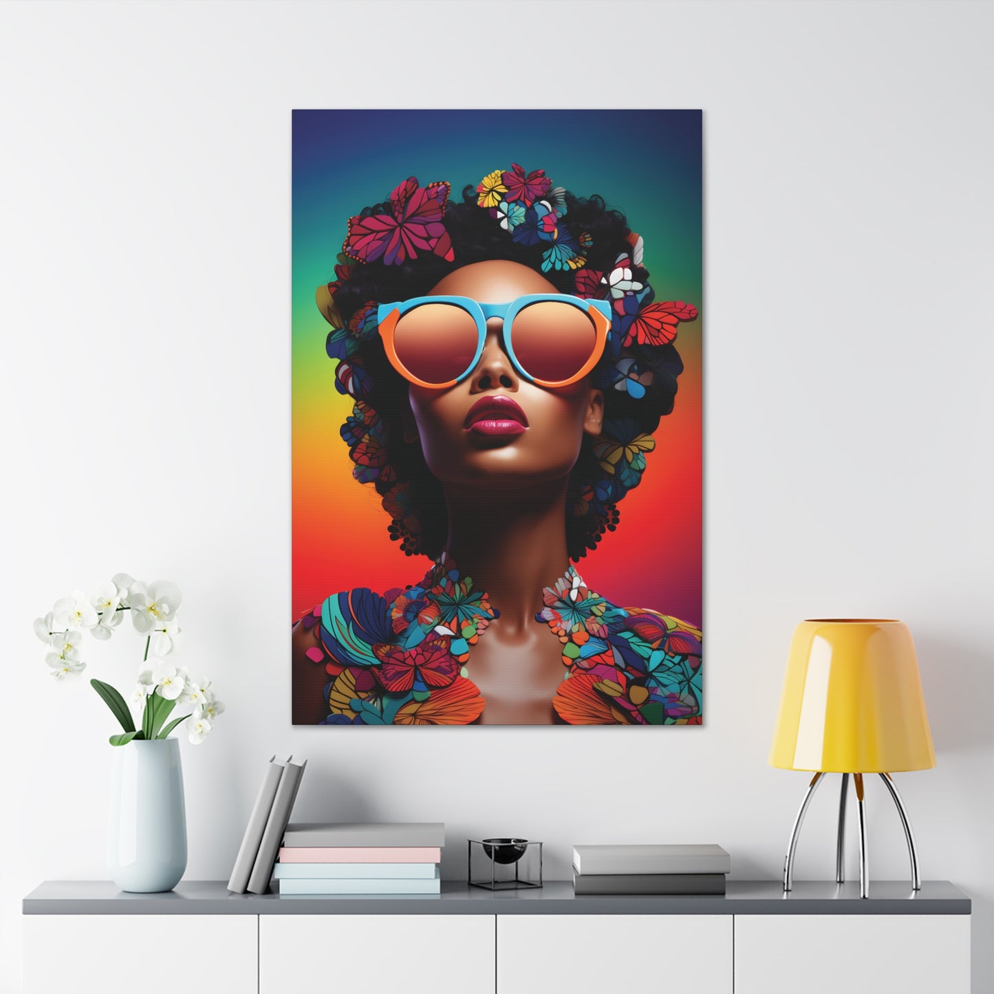 Bold Shades of Beauty (Vanessa) - Canvas Print