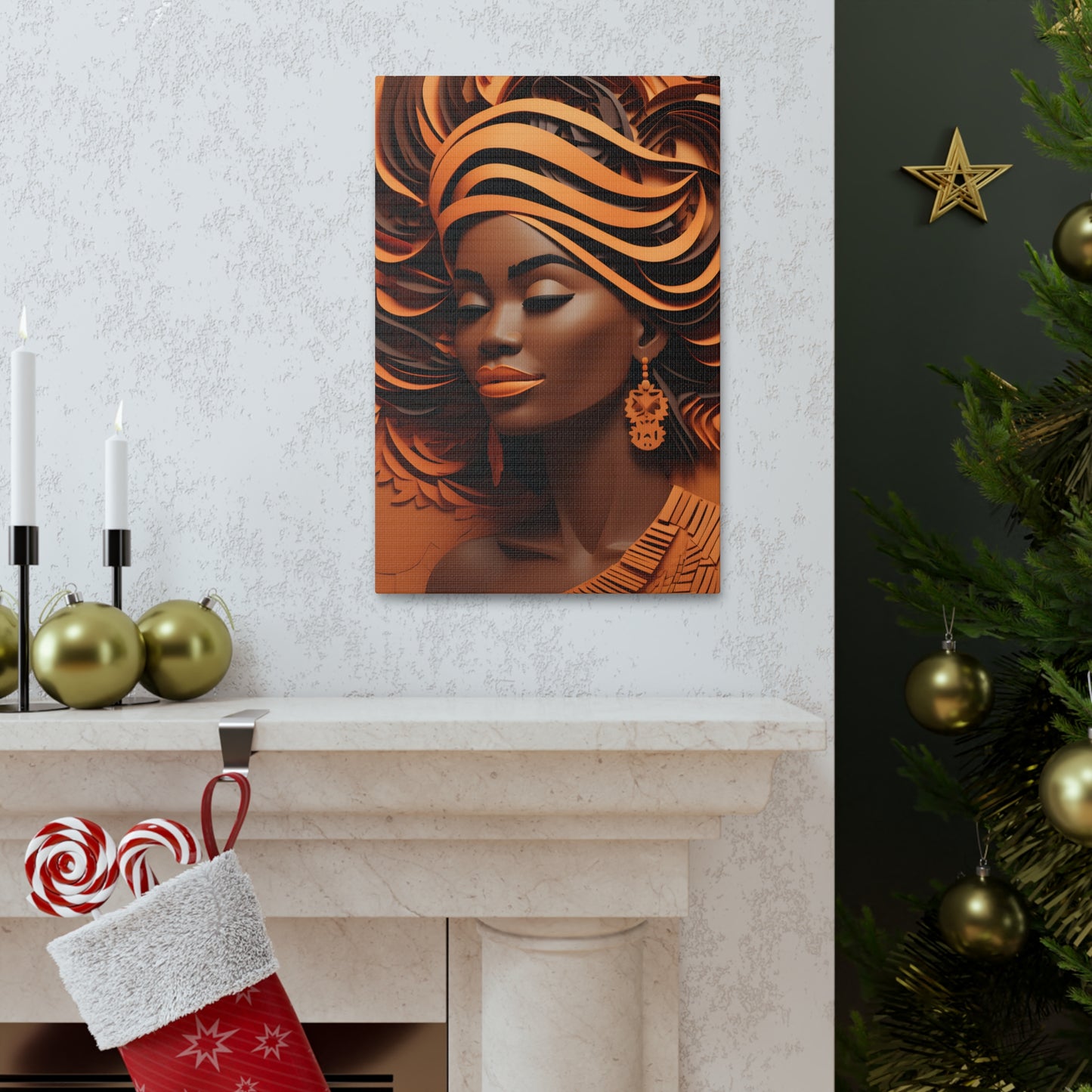 Copper Queens (Naomi) - Canvas Print