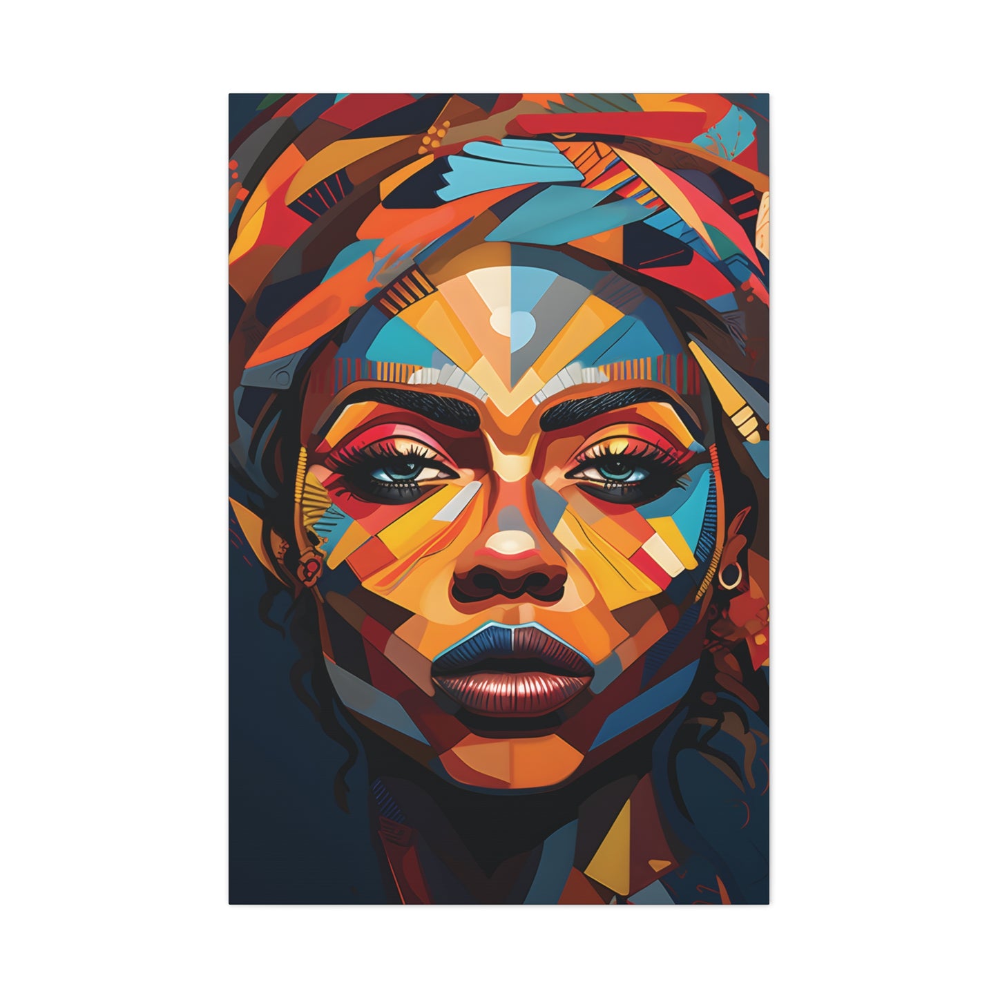 Melanated Mosaic (Nneka)  - Canvas Print