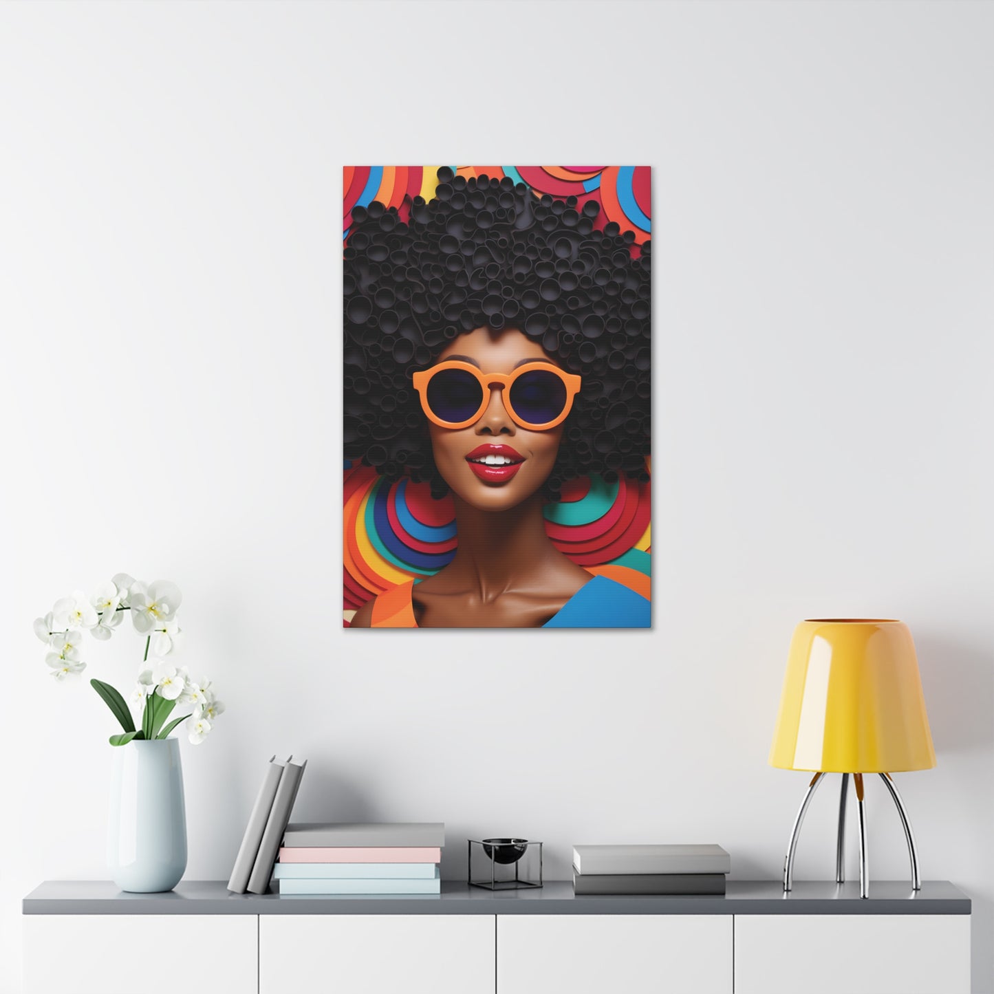 Bold Shades of Beauty (Ayanna) - Canvas Print