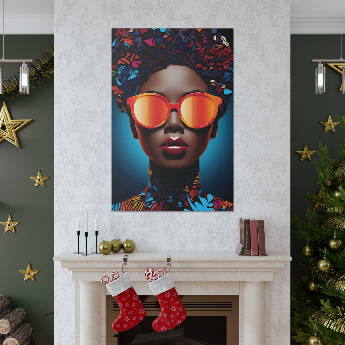 Bold Shades of Beauty (Monique) - Canvas Print