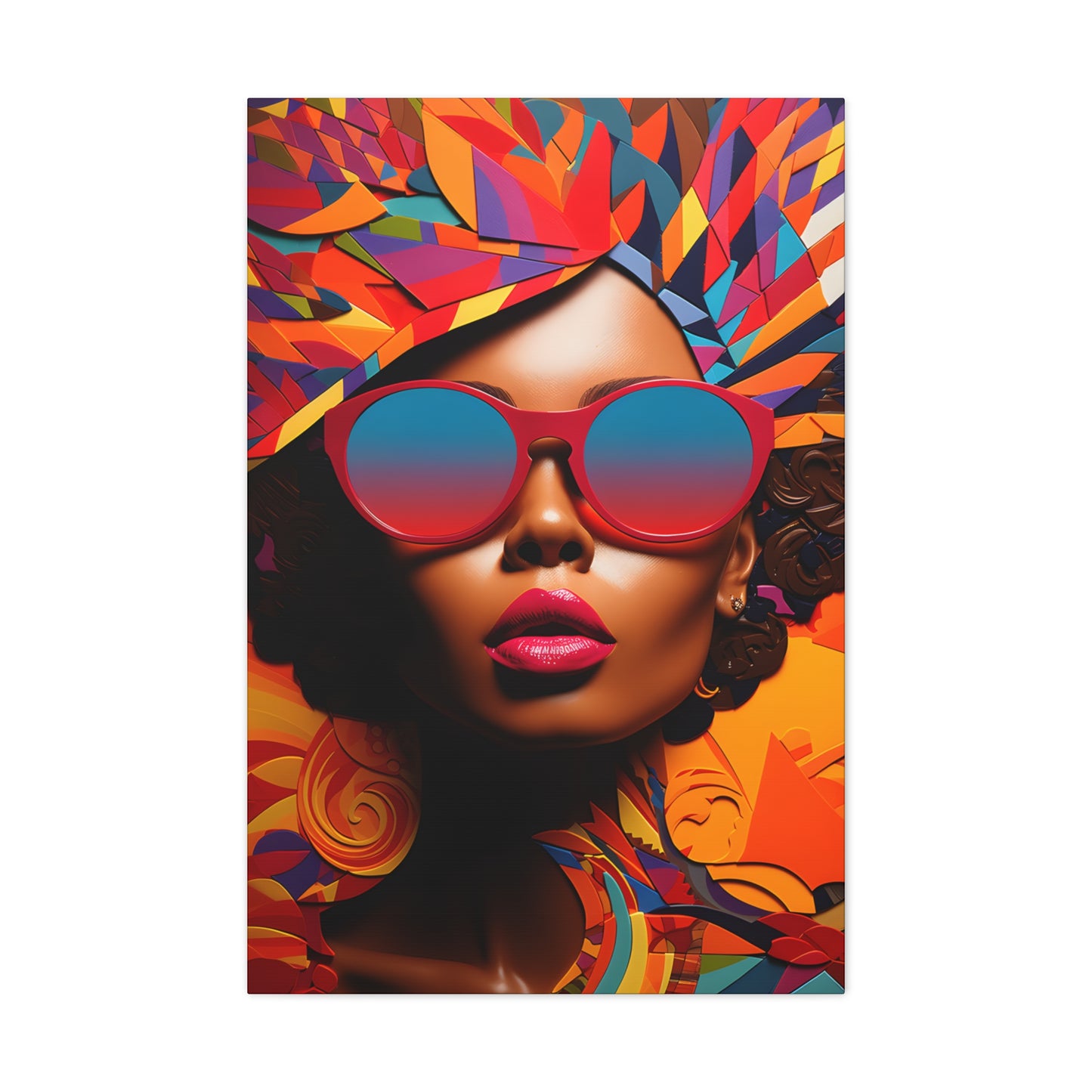 Kente Kouture (Aaliyah) - Canvas Print