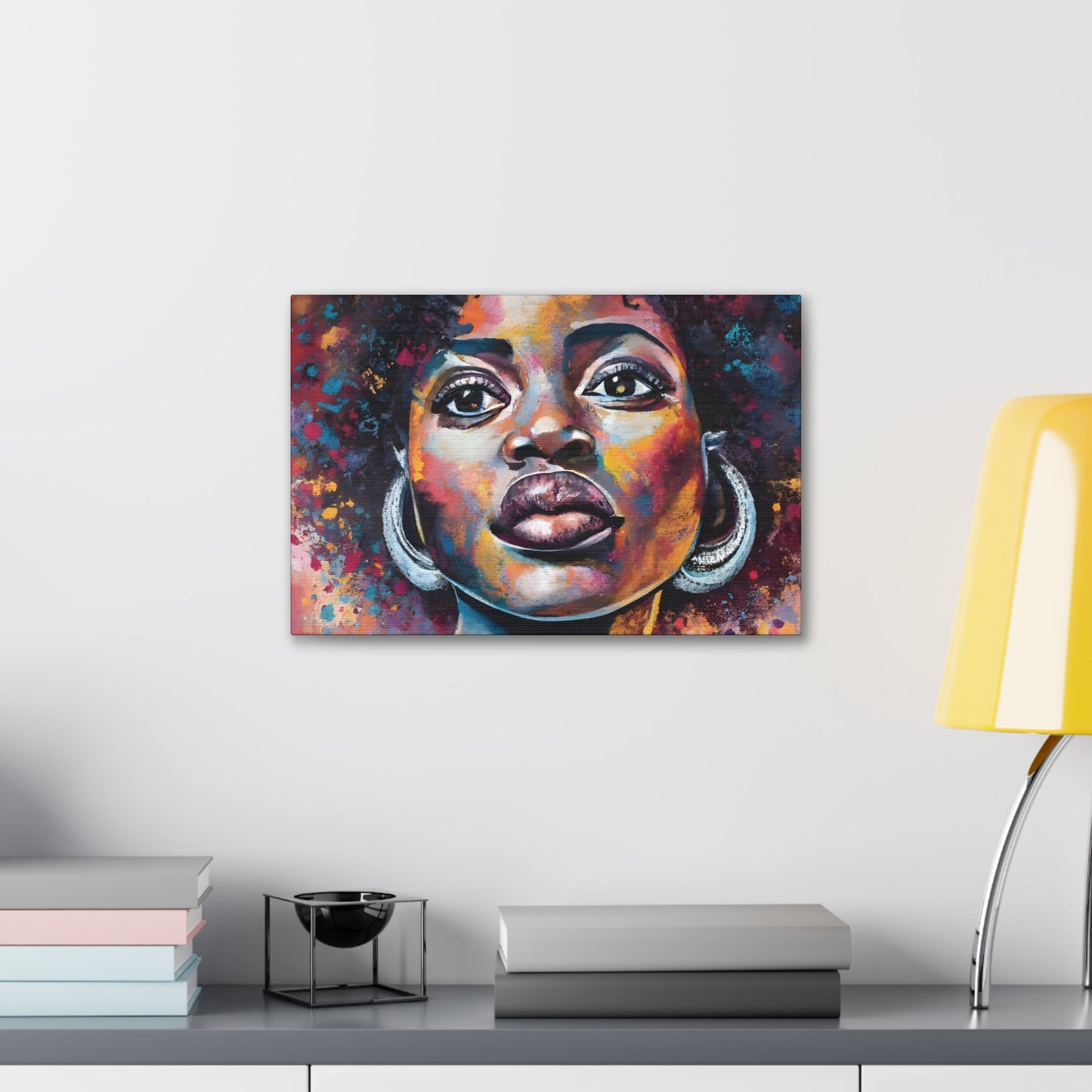 Abstract Africana (Kali) - Canvas Print